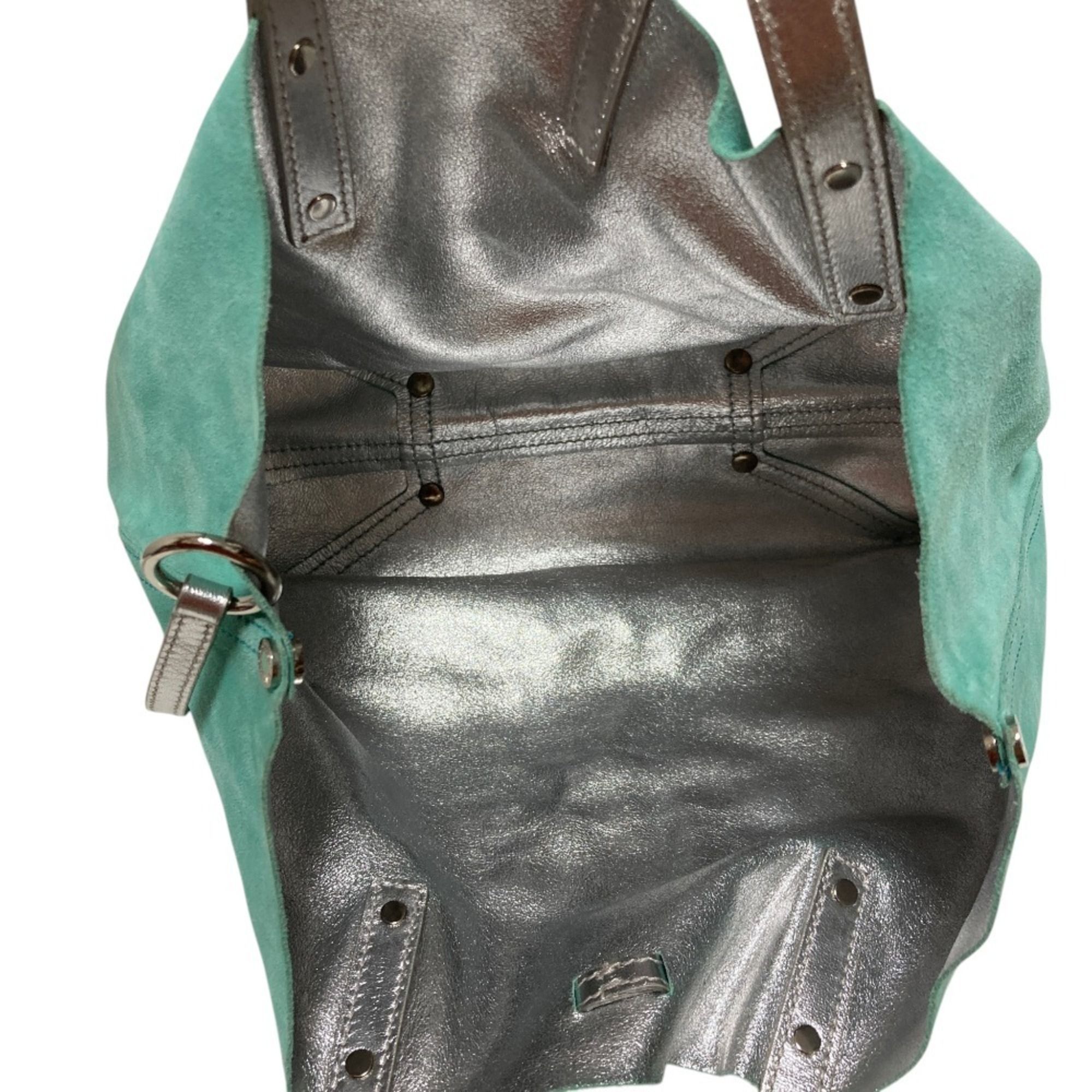 Leather Tote Bag (Pre-Owned) - Tiffany - Modalova