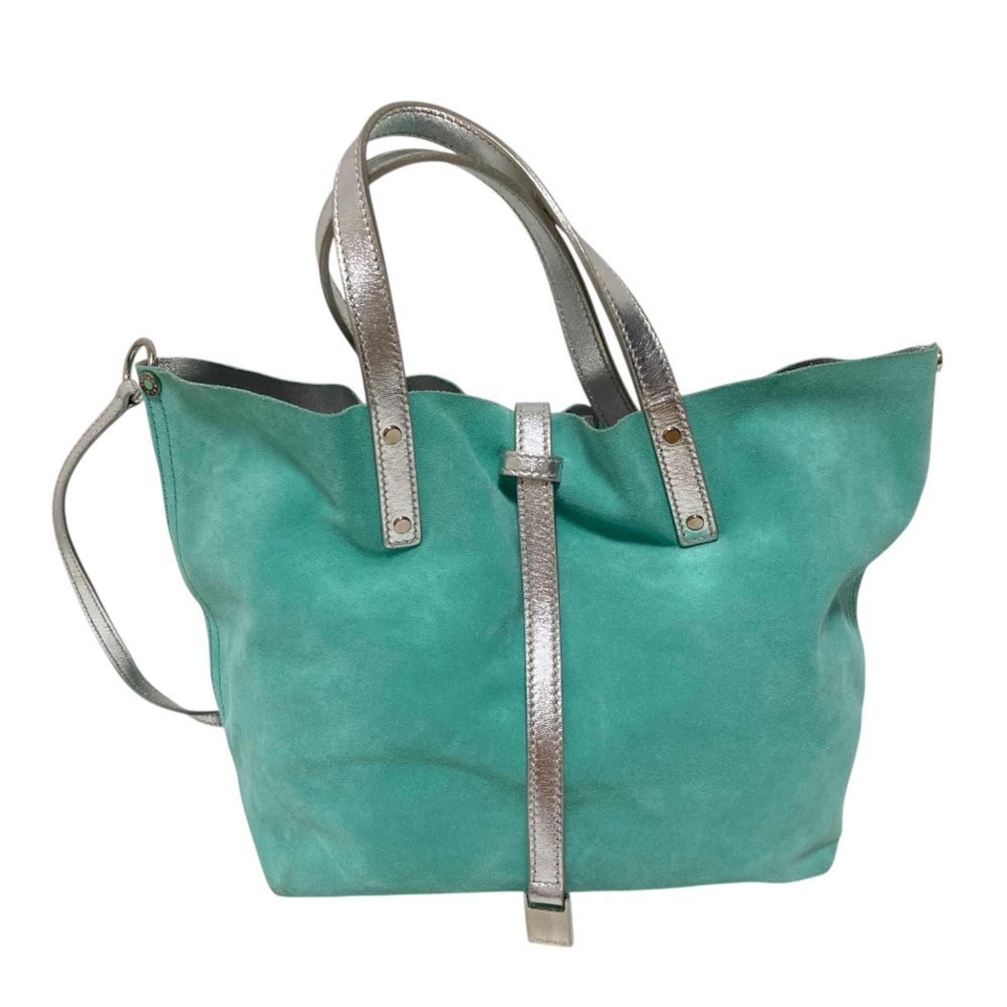 Leather Tote Bag (Pre-Owned) - Tiffany - Modalova