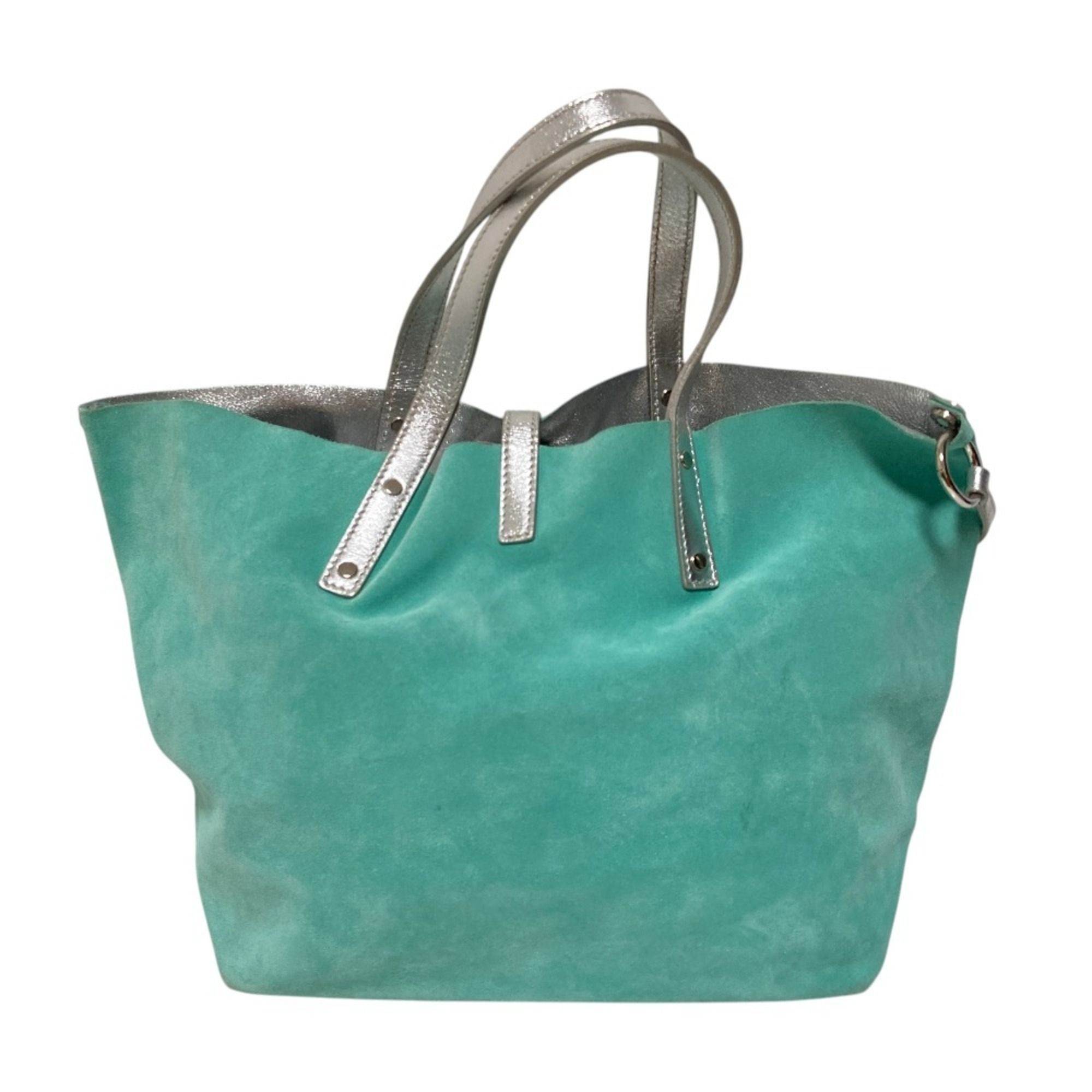 Leather Tote Bag (Pre-Owned) - Tiffany - Modalova