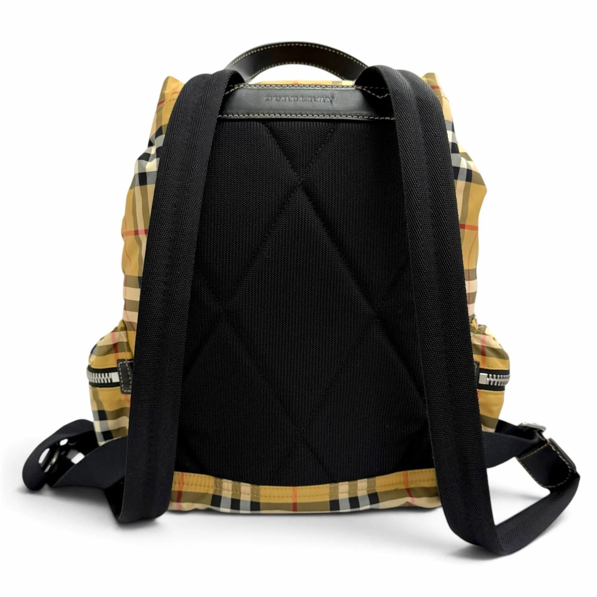 Polyamide Leather Backpack (Pre-Owned) - Burberry - Modalova