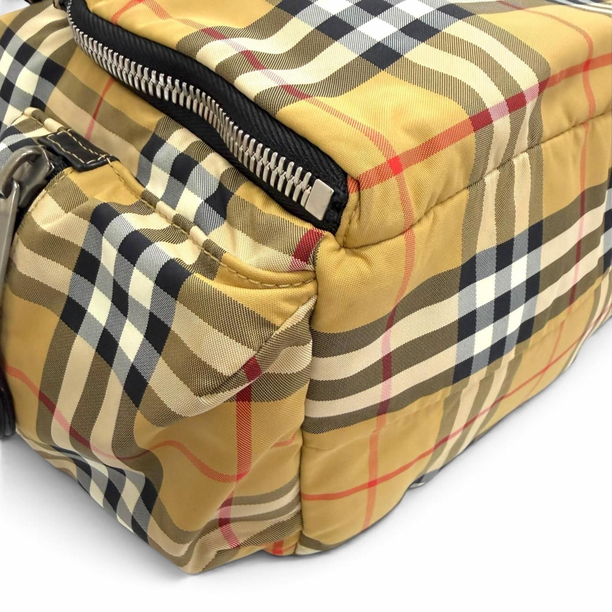 Polyamide Leather Backpack (Pre-Owned) - Burberry - Modalova