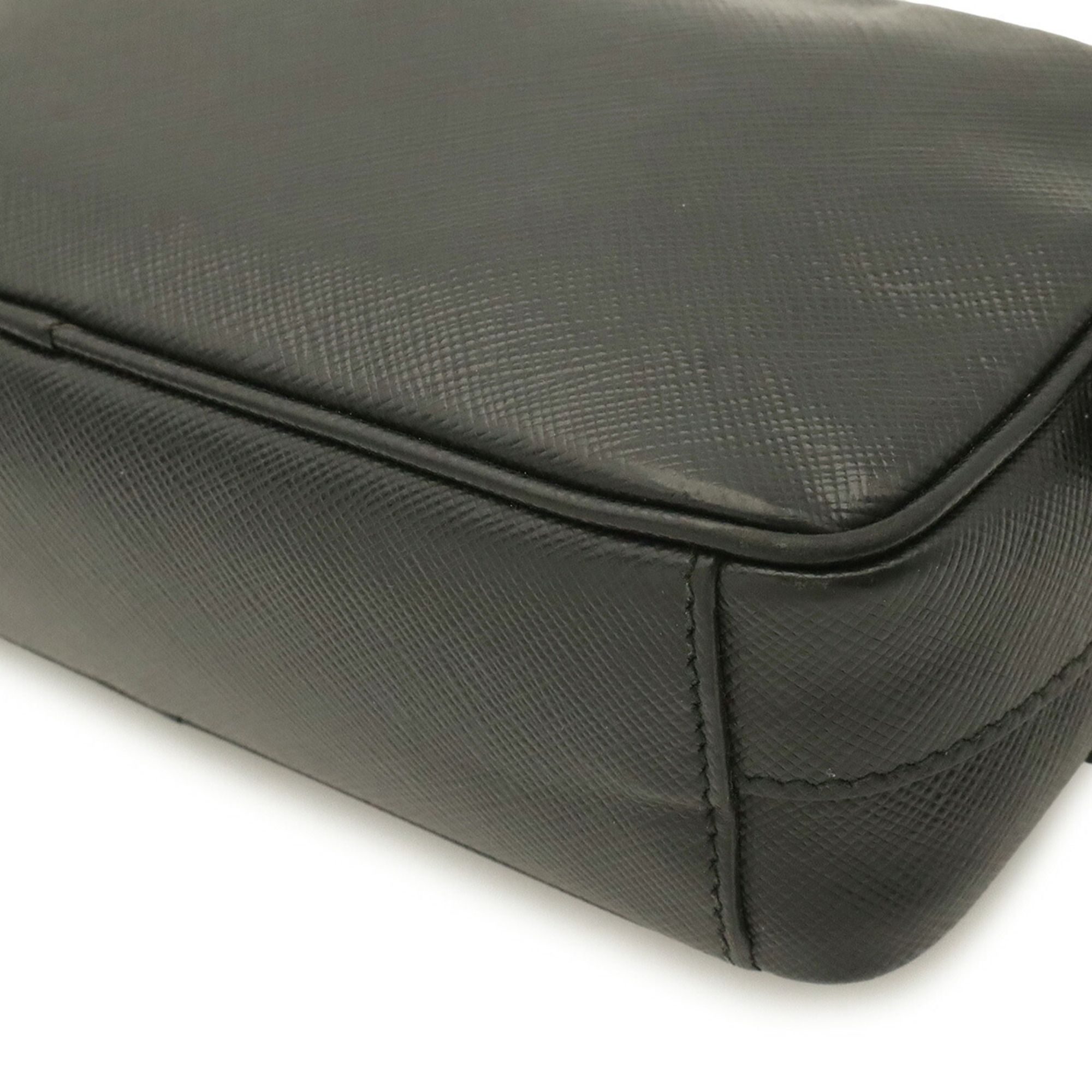 Leather Clutch Bag Pochette Pouch Shoulder Bag (Pre-Owned) - Prada - Modalova