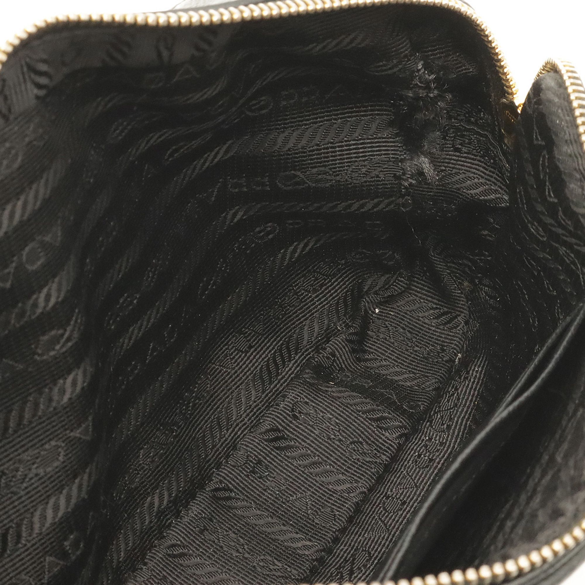 Leather Clutch Bag Pochette Pouch Shoulder Bag (Pre-Owned) - Prada - Modalova