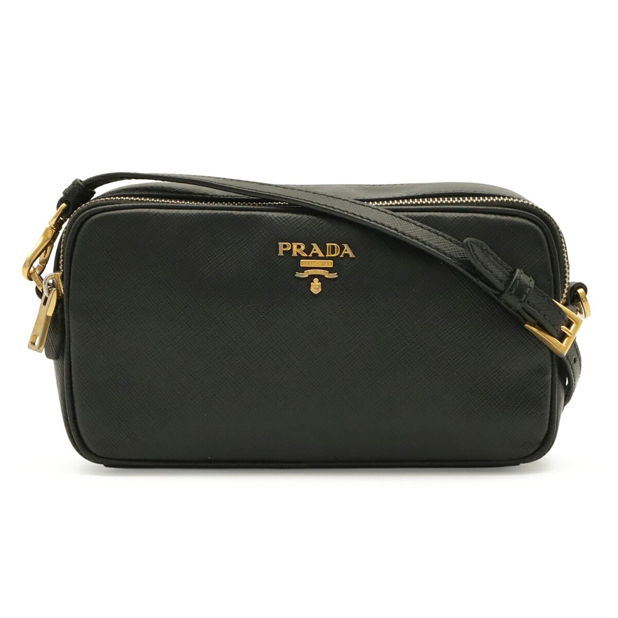 Leather Clutch Bag Pochette Pouch Shoulder Bag (Pre-Owned) - Prada - Modalova