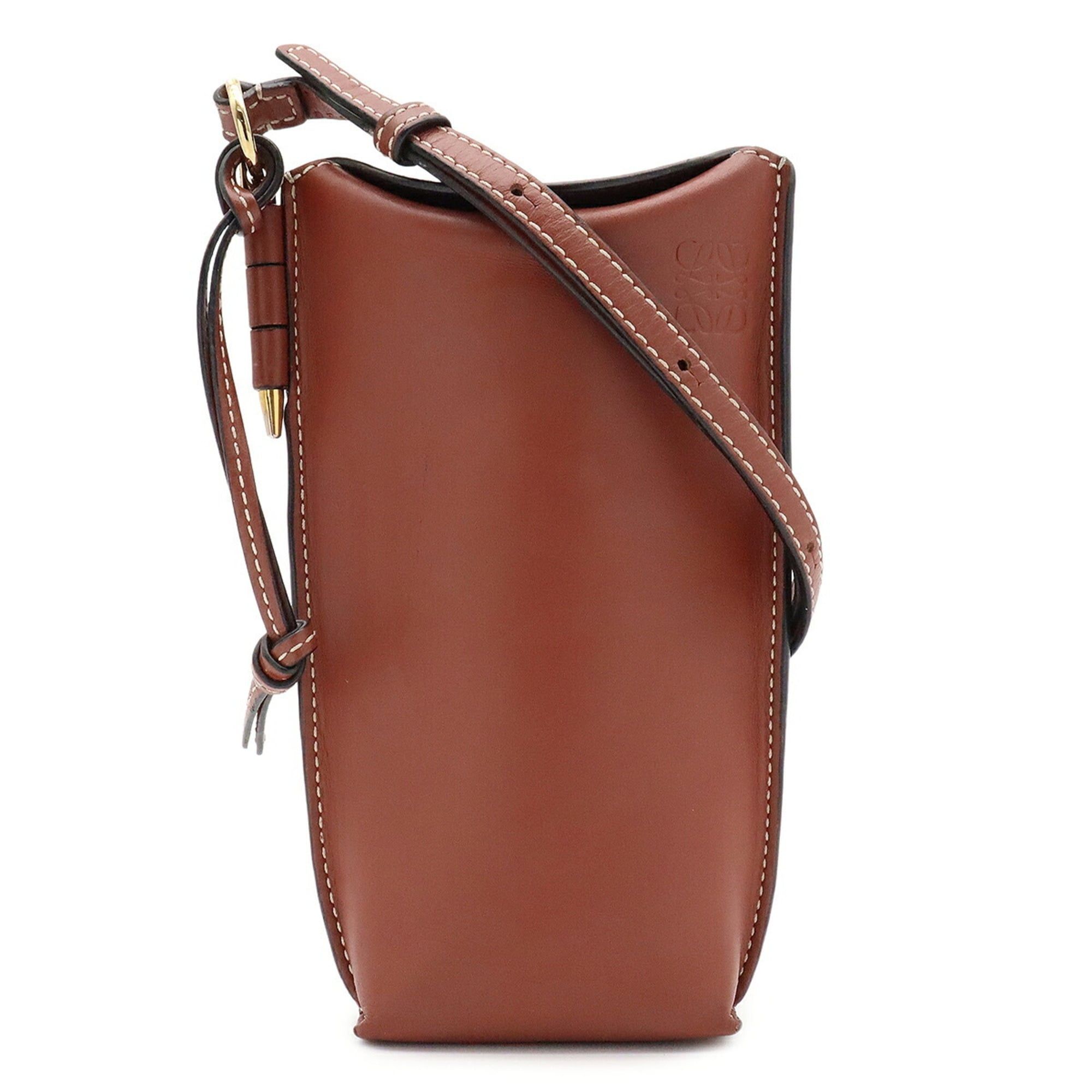 Leather Pochette Pouch Shoulder Bag (Pre-Owned) - Loewe - Modalova