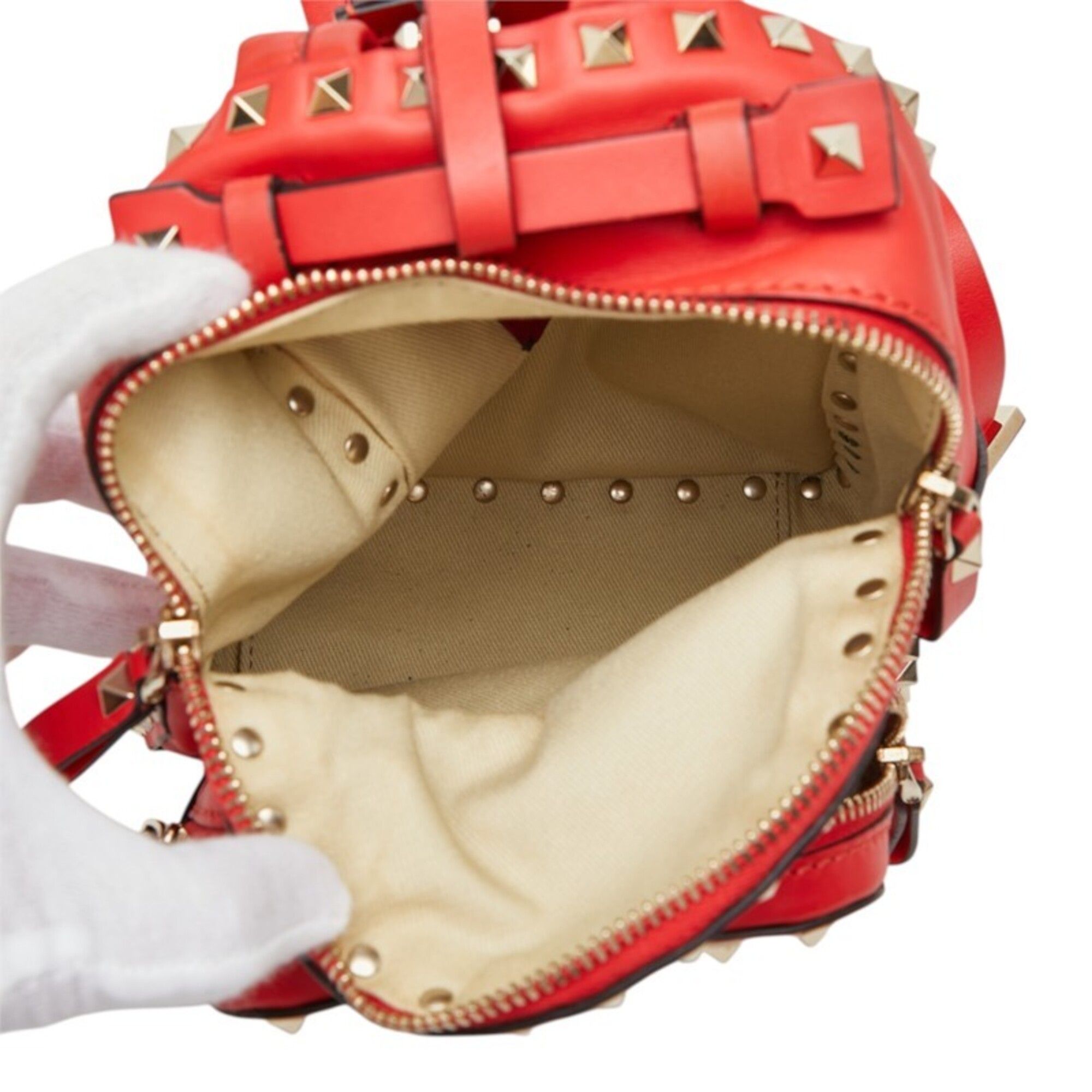 Leather Backpack (Pre-Owned) - Valentino - Modalova