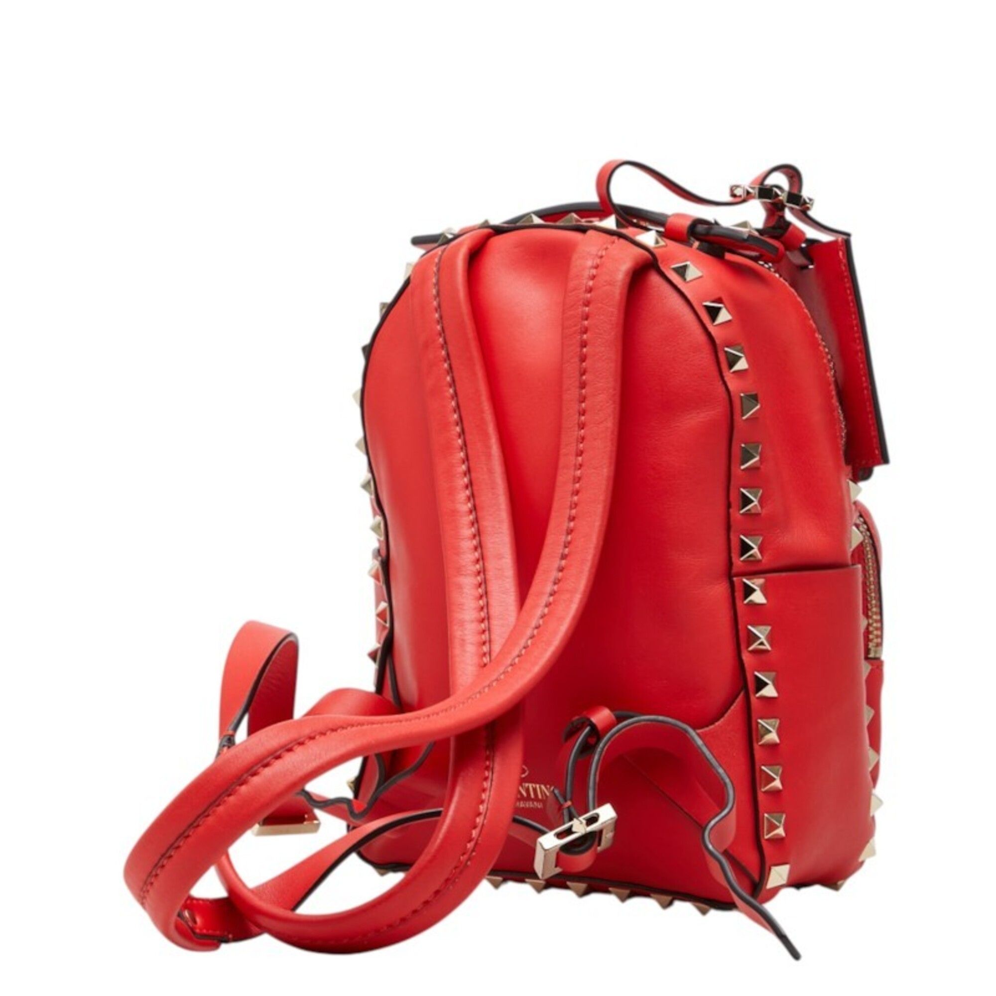 Leather Backpack (Pre-Owned) - Valentino - Modalova