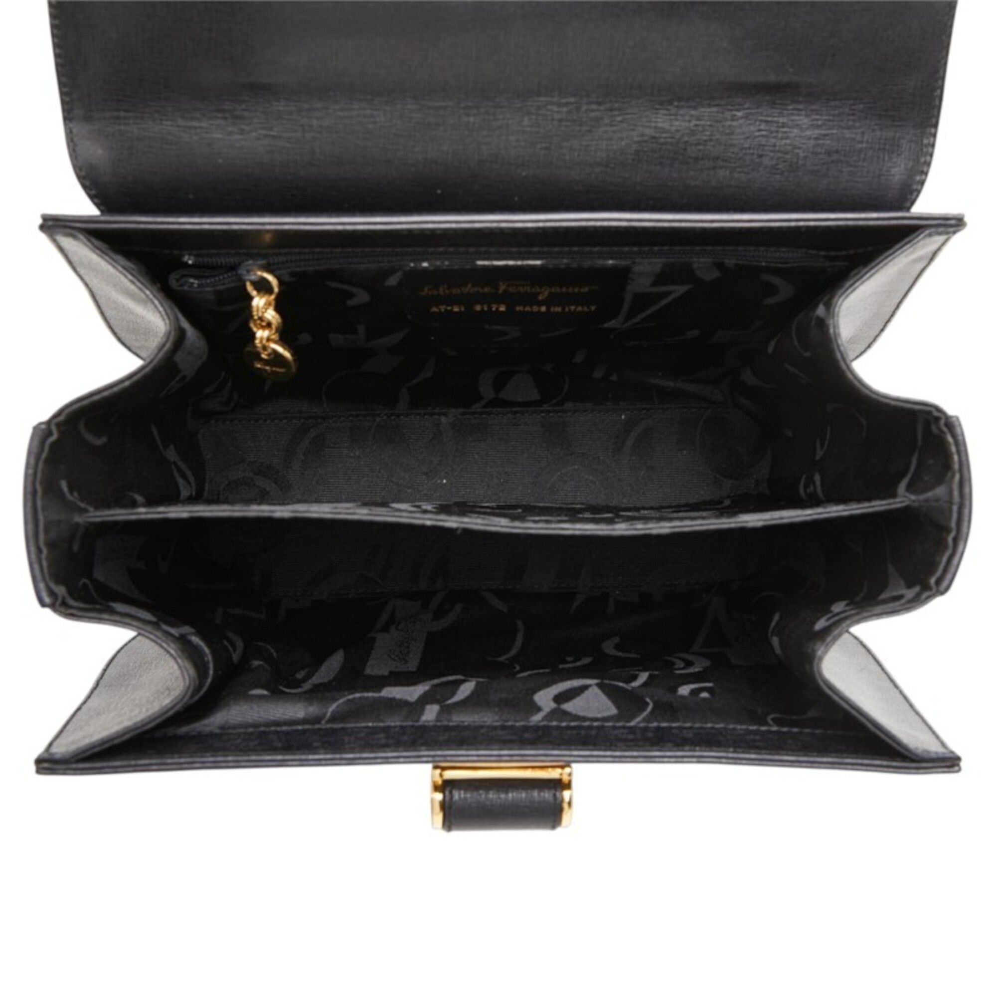 Gancini Leather Handbag Shoulder Bag (Pre-Owned) - Salvatore Ferragamo - Modalova