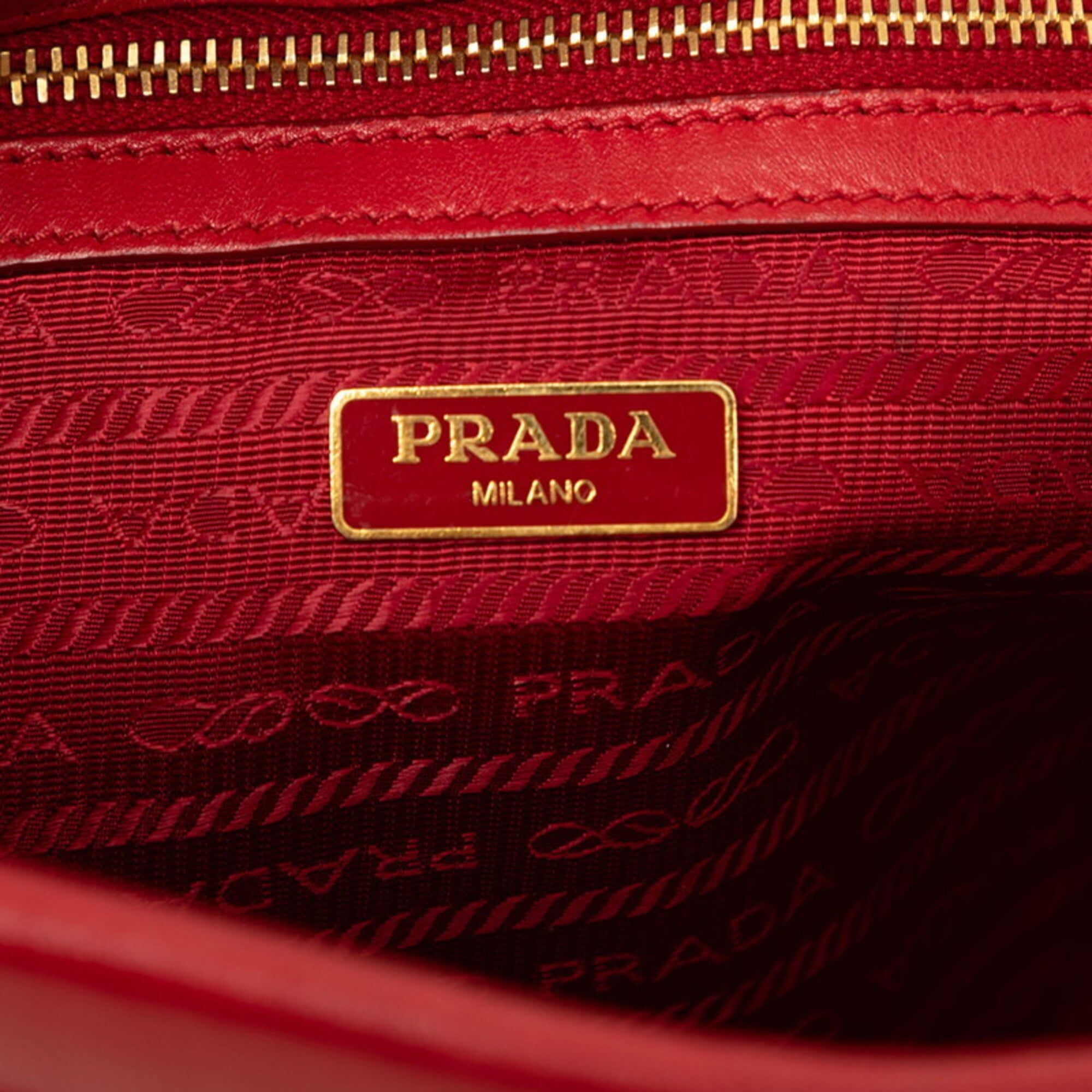 Nylon Leather Shoulder Bag (Pre-Owned) - Prada - Modalova