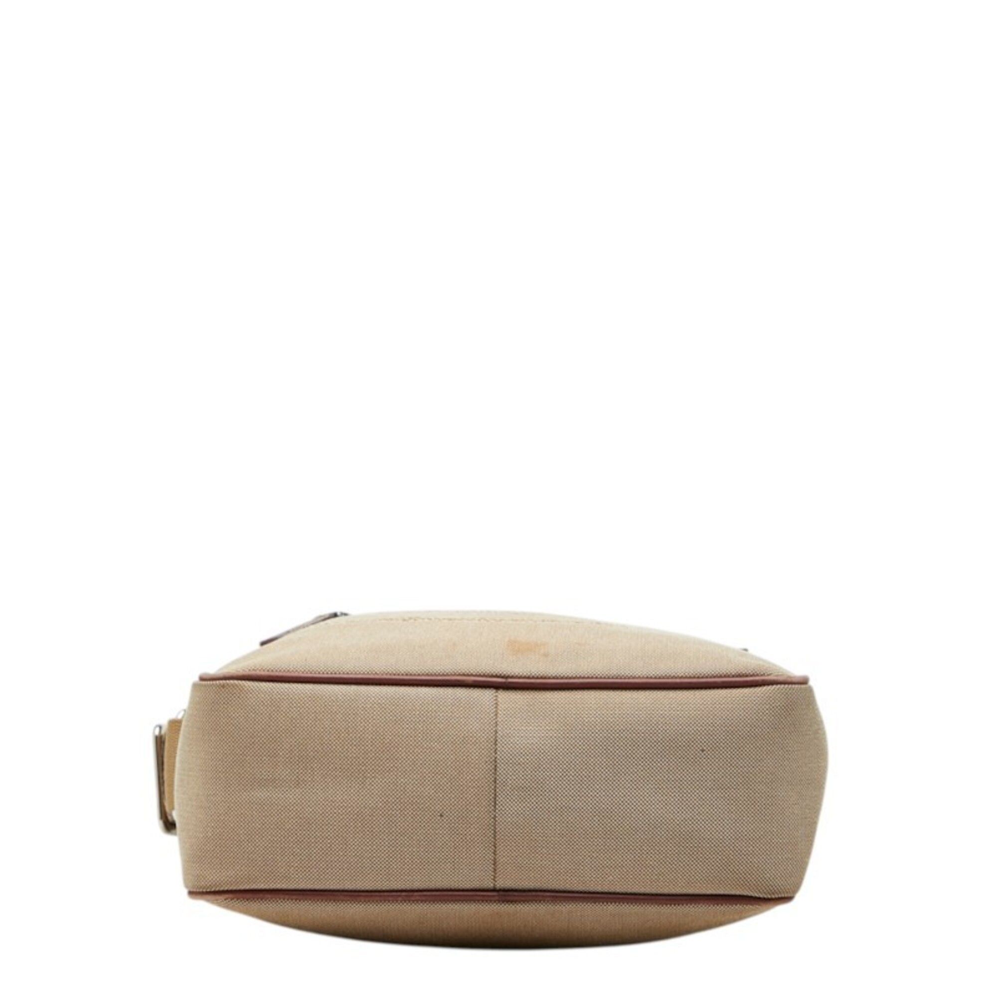 Canvas Leather Shoulder Bag (Pre-Owned) - Prada - Modalova
