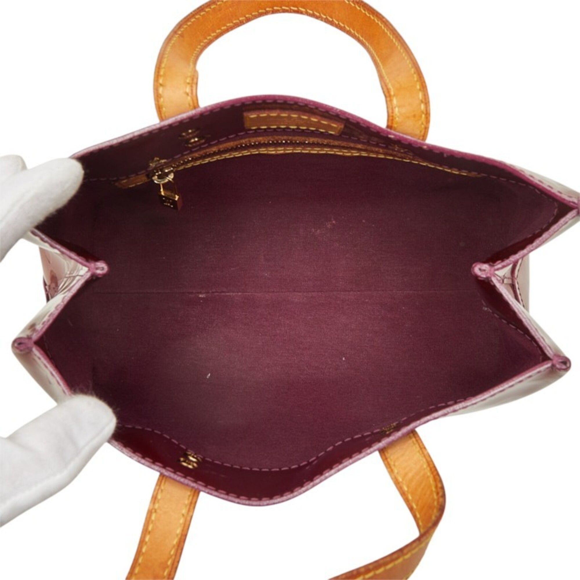 Patent Leather Leather Handbag (Pre-Owned) - Louis Vuitton - Modalova