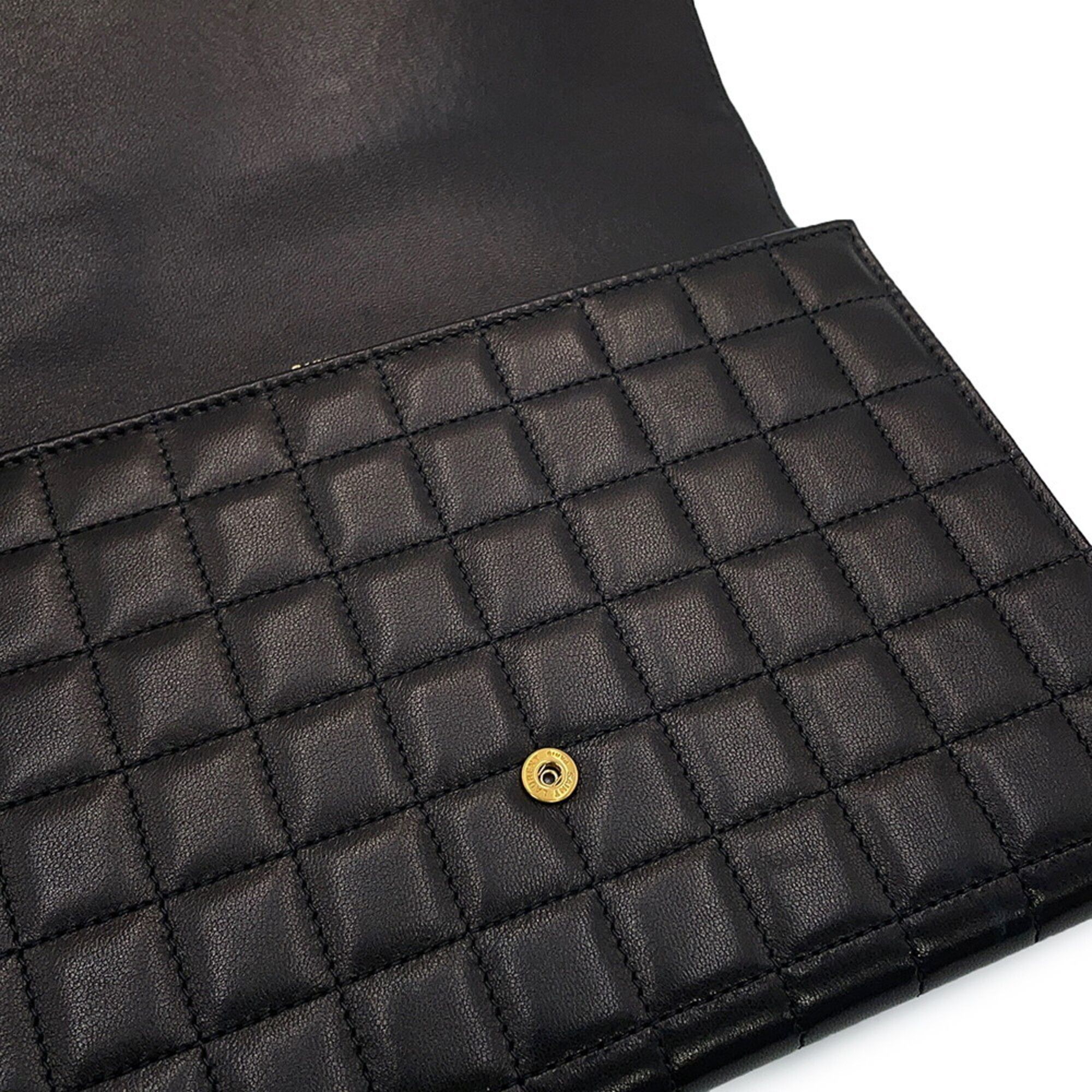 Leather Clutch Bag (Pre-Owned) - Yves Saint Laurent - Modalova
