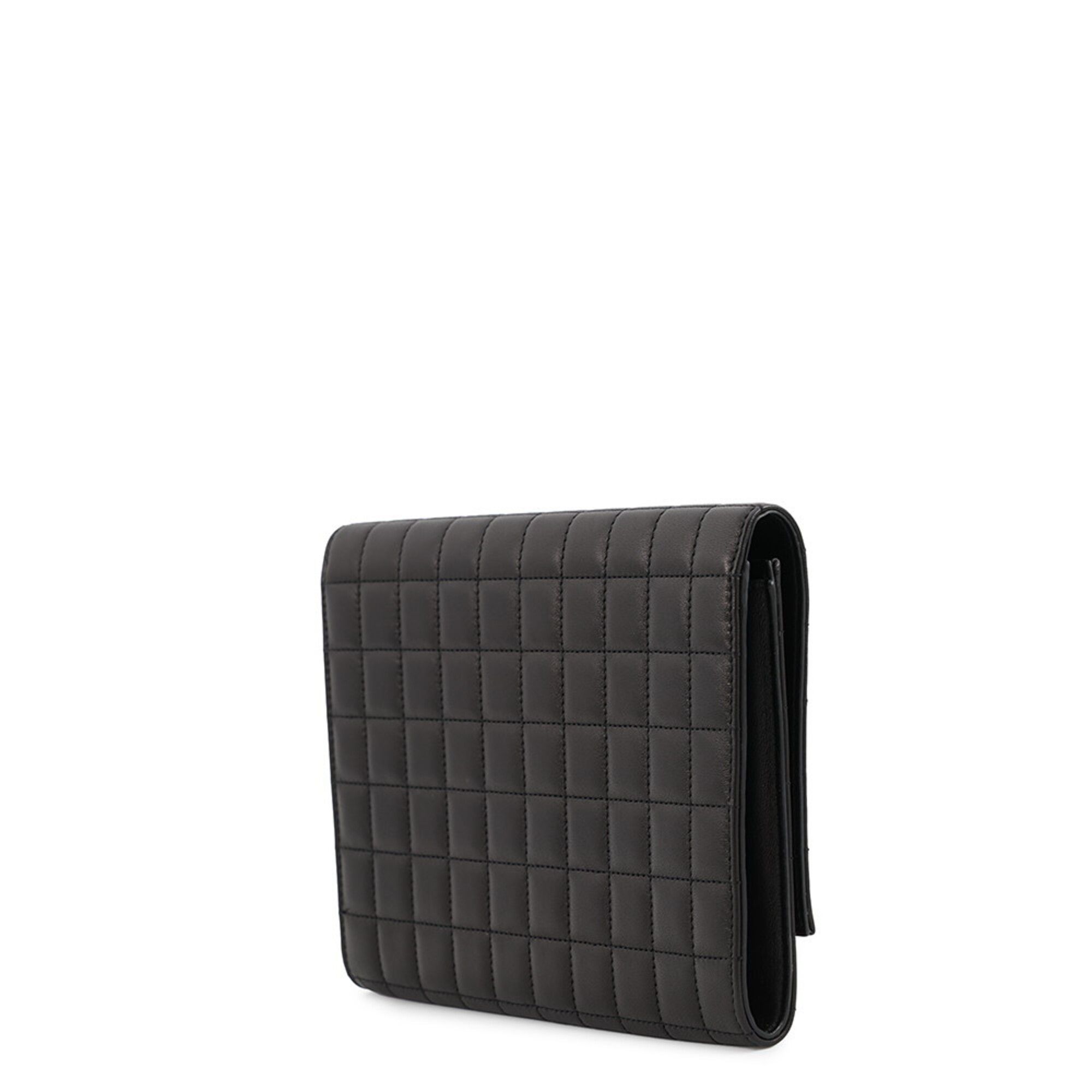 Leather Clutch Bag (Pre-Owned) - Yves Saint Laurent - Modalova