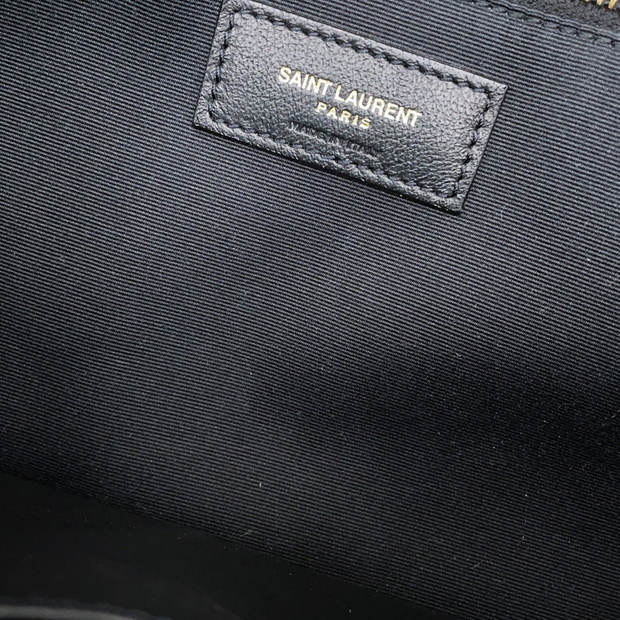 Raffia Leather Handbag Shoulder Bag (Pre-Owned) - Yves Saint Laurent - Modalova