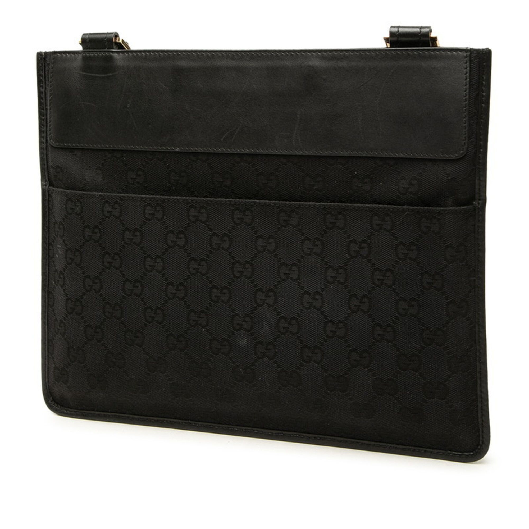 Canvas Leather Shoulder Bag (Pre-Owned) - Gucci - Modalova