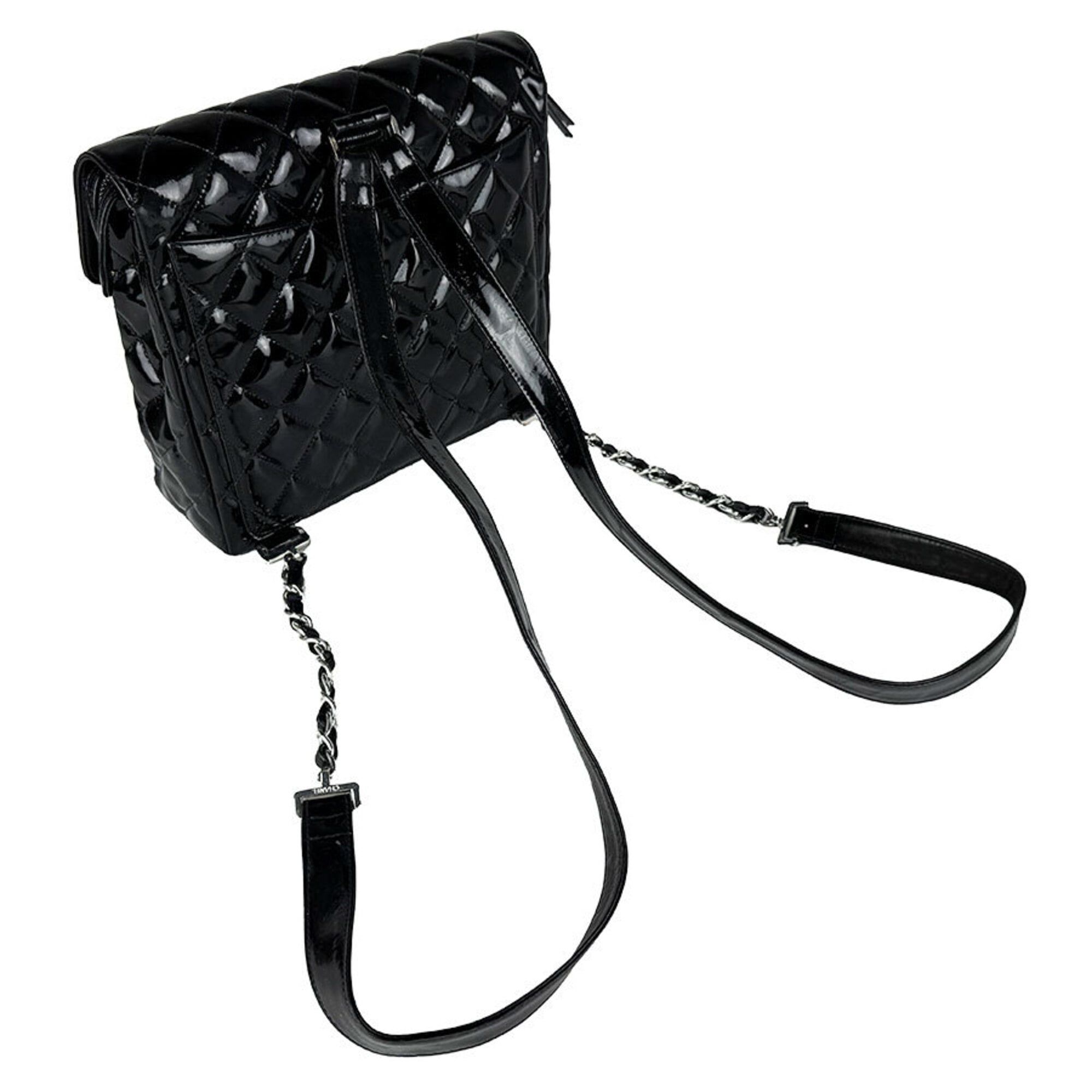 Patent Leather Backpack (Pre-Owned) - Chanel - Modalova