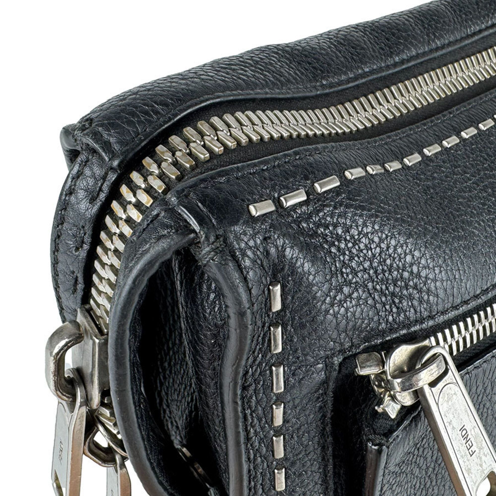 Leather Messenger Bag Shoulder Bag (Pre-Owned) - Fendi - Modalova