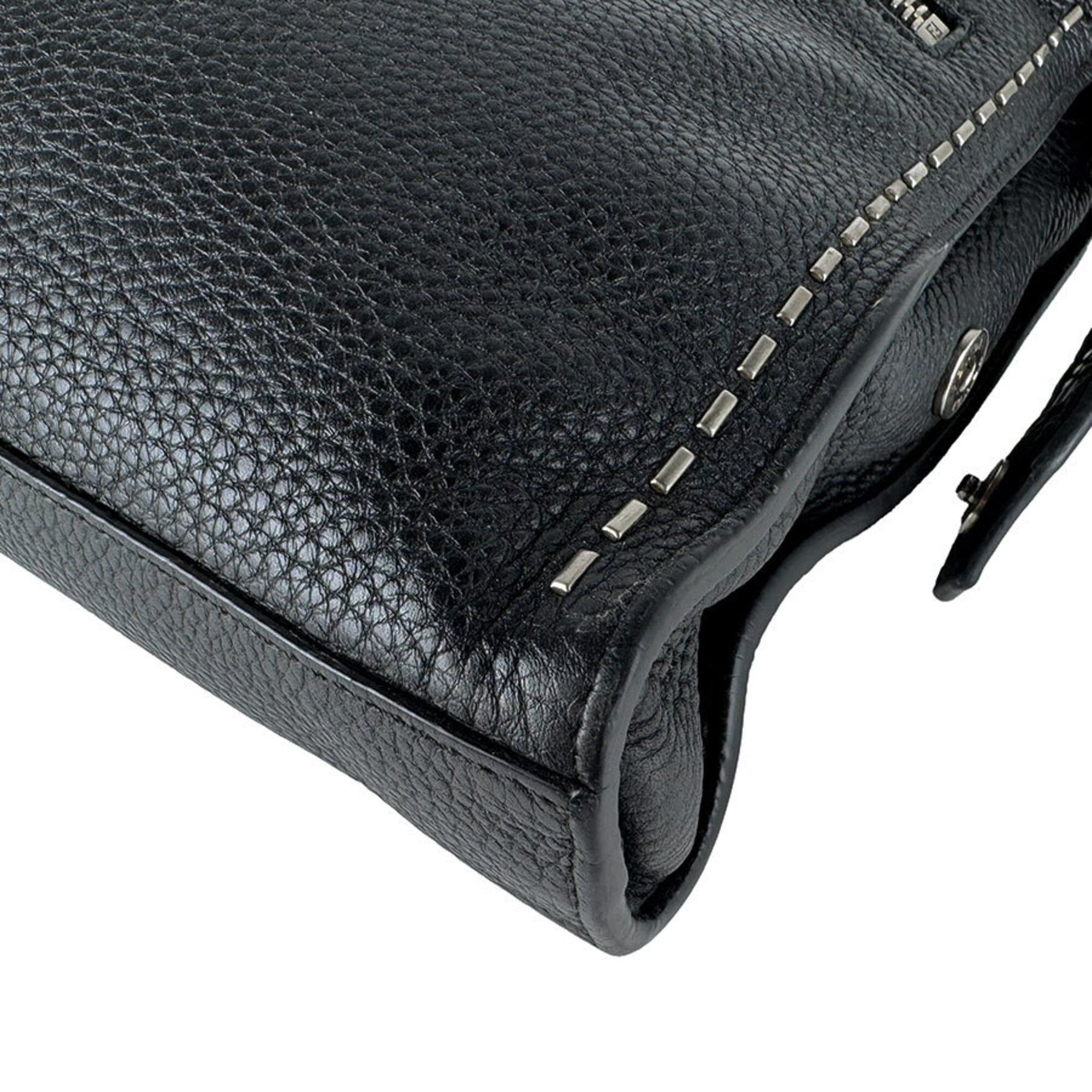 Leather Messenger Bag Shoulder Bag (Pre-Owned) - Fendi - Modalova