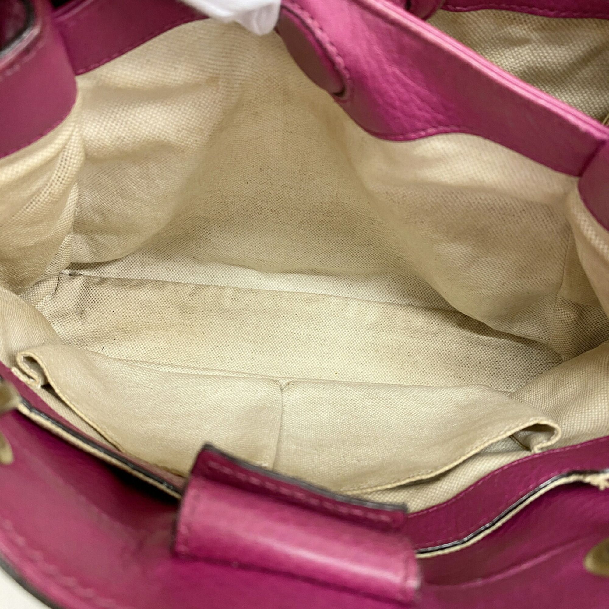 Leather Handbag (Pre-Owned) - Gucci - Modalova