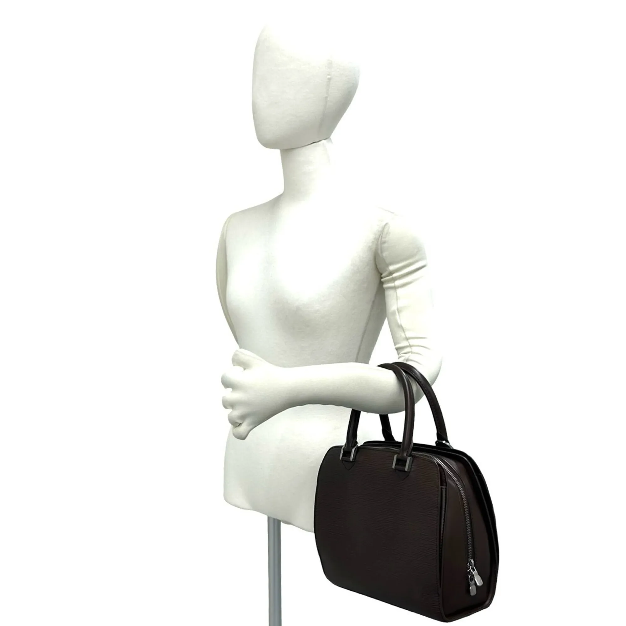 Leather Boston Bag Handbag (Pre-Owned) - Louis Vuitton - Modalova