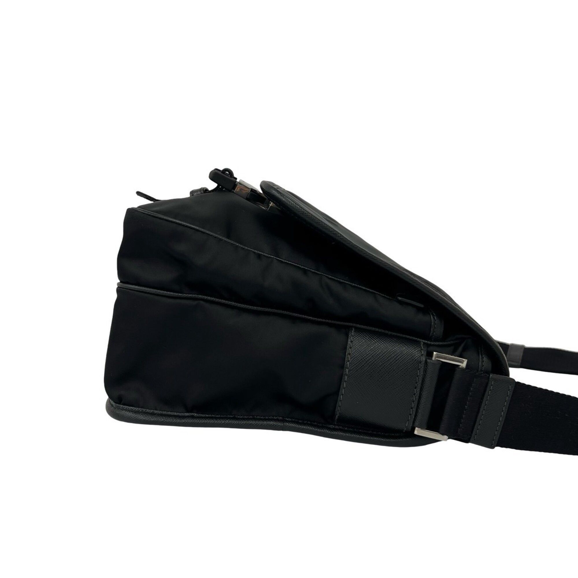 Nylon Leather Shoulder Bag (Pre-Owned) - Prada - Modalova