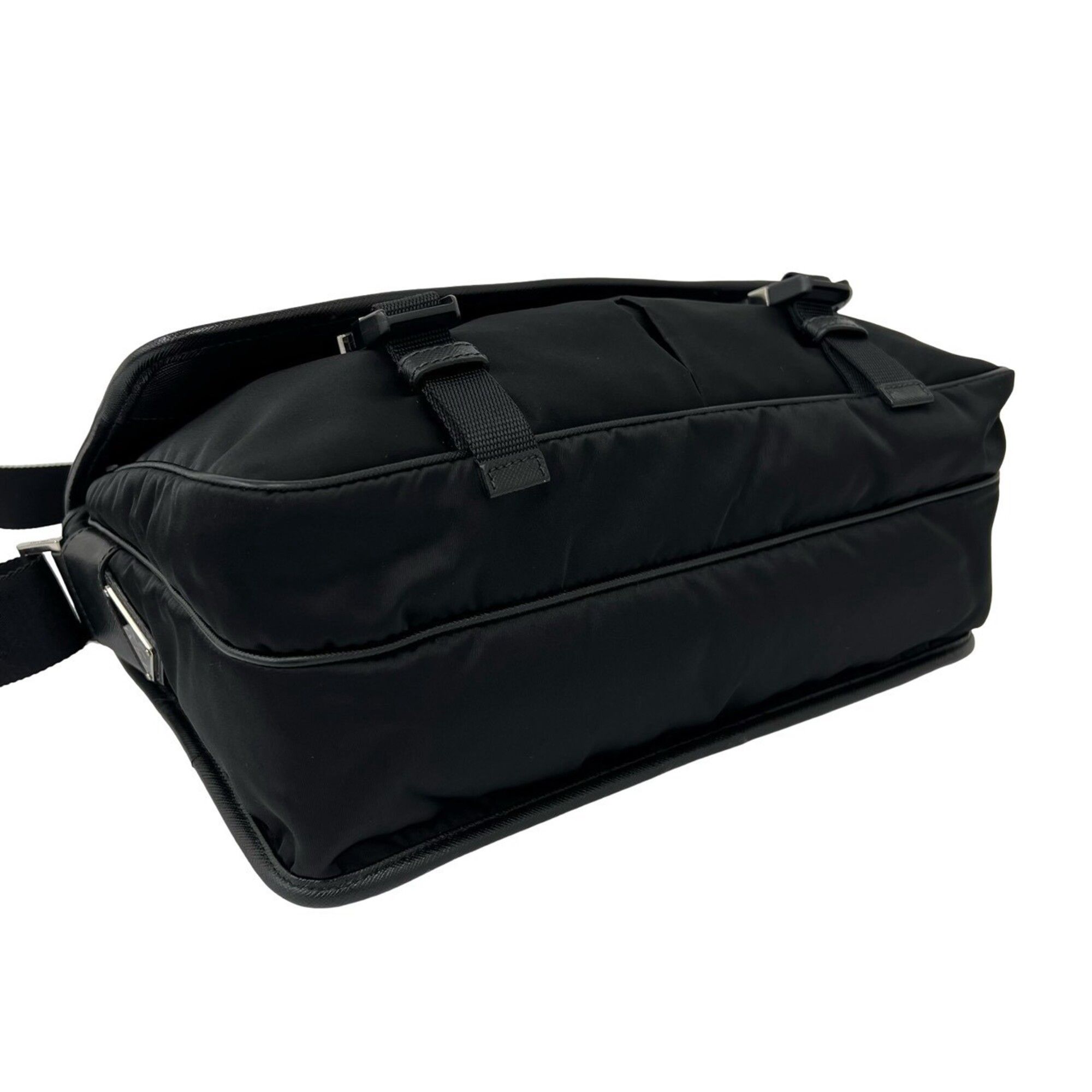 Nylon Leather Shoulder Bag (Pre-Owned) - Prada - Modalova
