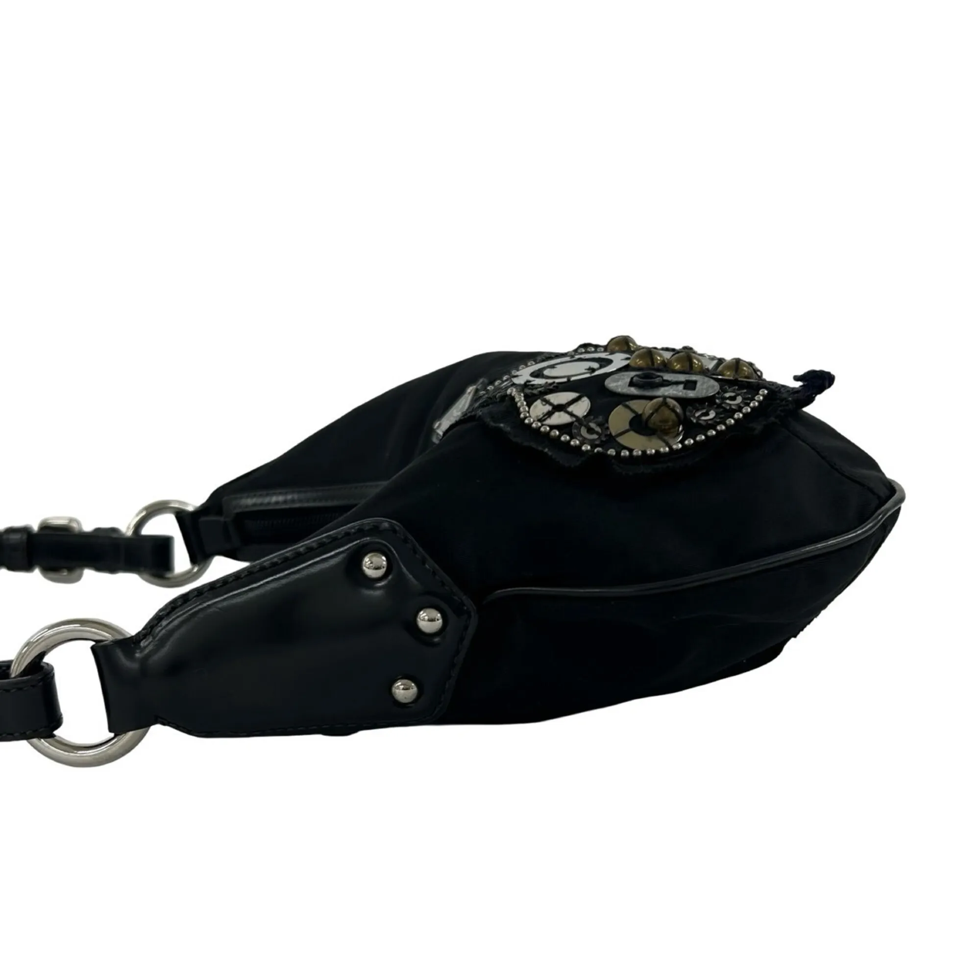 Nylon Leather Handbag Shoulder Bag (Pre-Owned) - Prada - Modalova