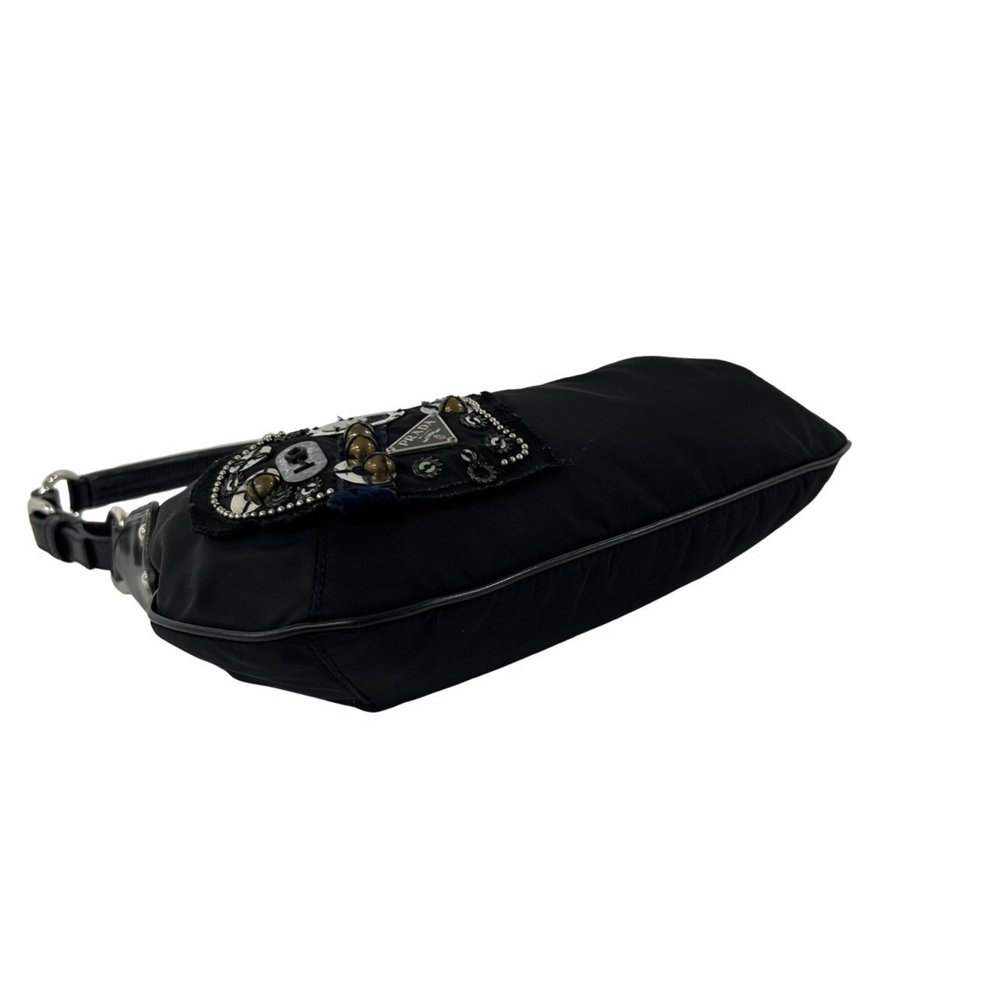 Nylon Leather Handbag Shoulder Bag (Pre-Owned) - Prada - Modalova