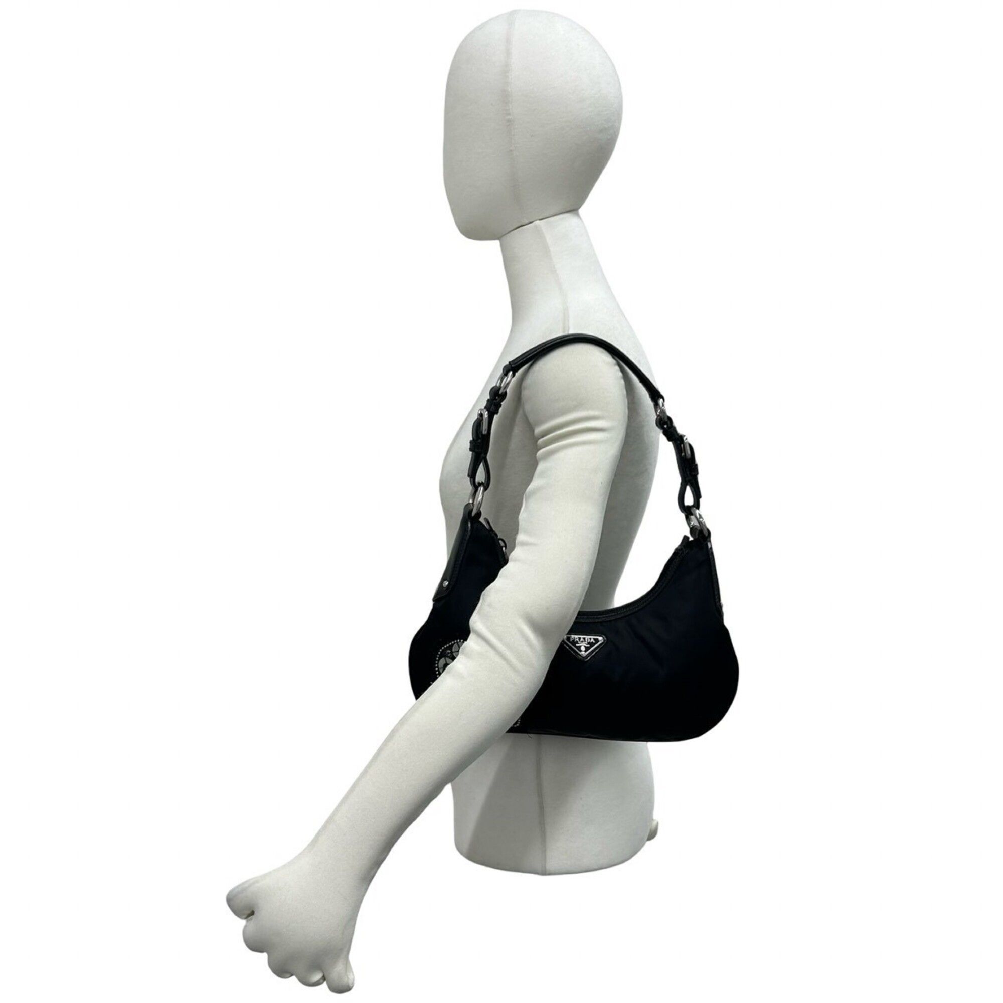 Nylon Leather Handbag Shoulder Bag (Pre-Owned) - Prada - Modalova
