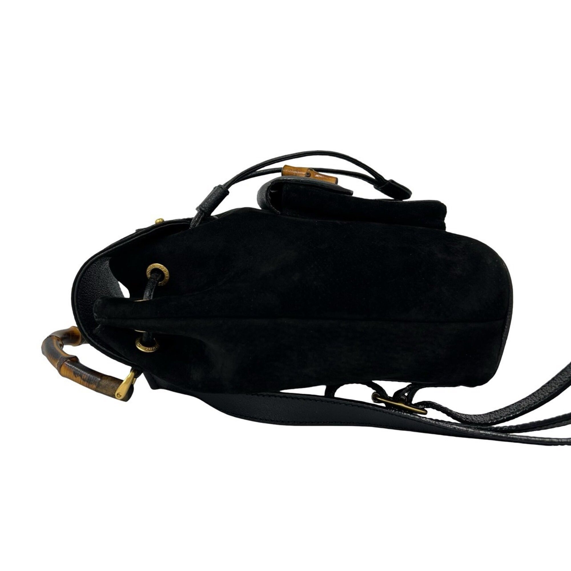 Suede Leather Backpack (Pre-Owned) - Gucci - Modalova