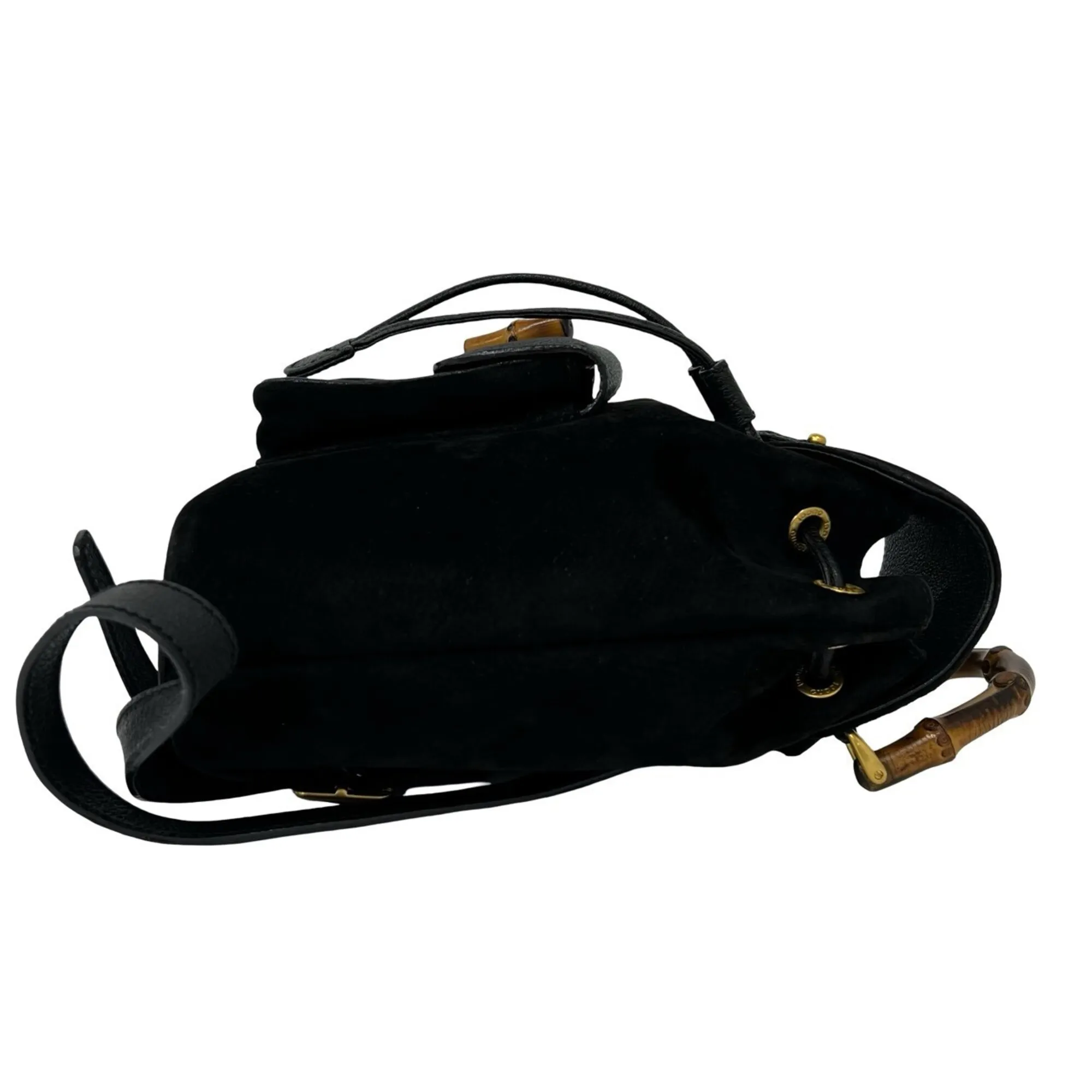Suede Leather Backpack (Pre-Owned) - Gucci - Modalova