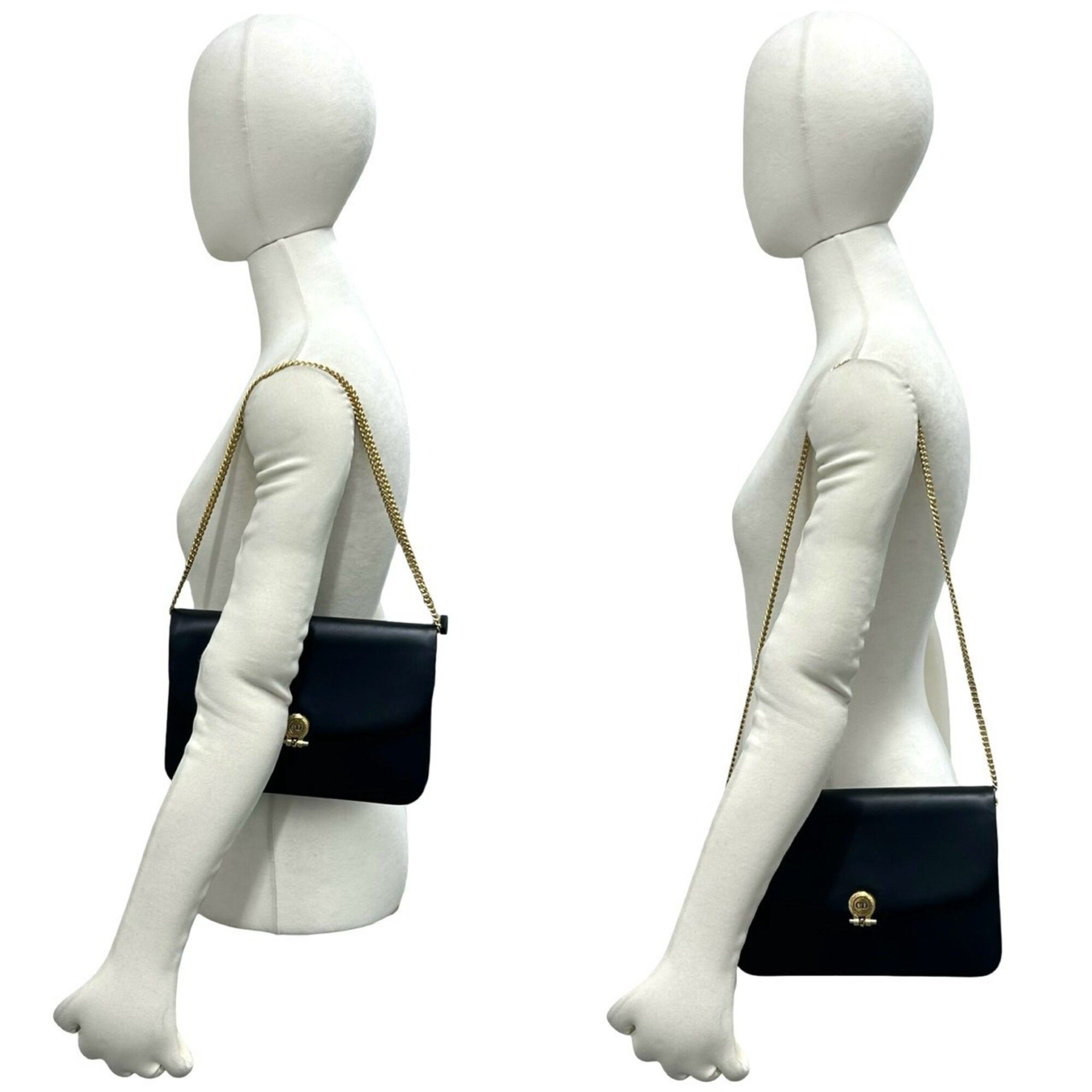 Leather Pochette Shoulder Bag (Pre-Owned) - Christian Dior - Modalova