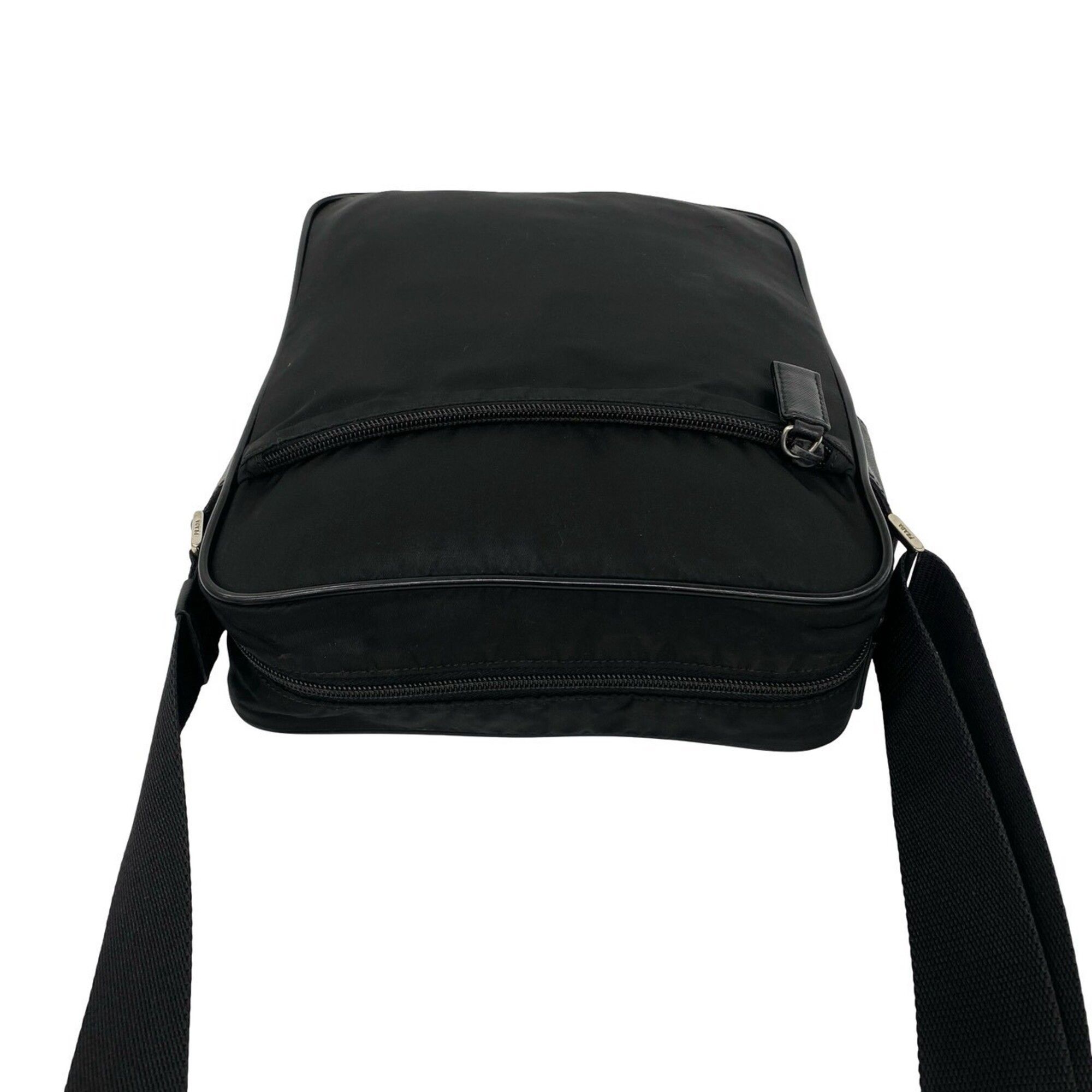 Nylon Leather Pochette Shoulder Bag (Pre-Owned) - Prada - Modalova