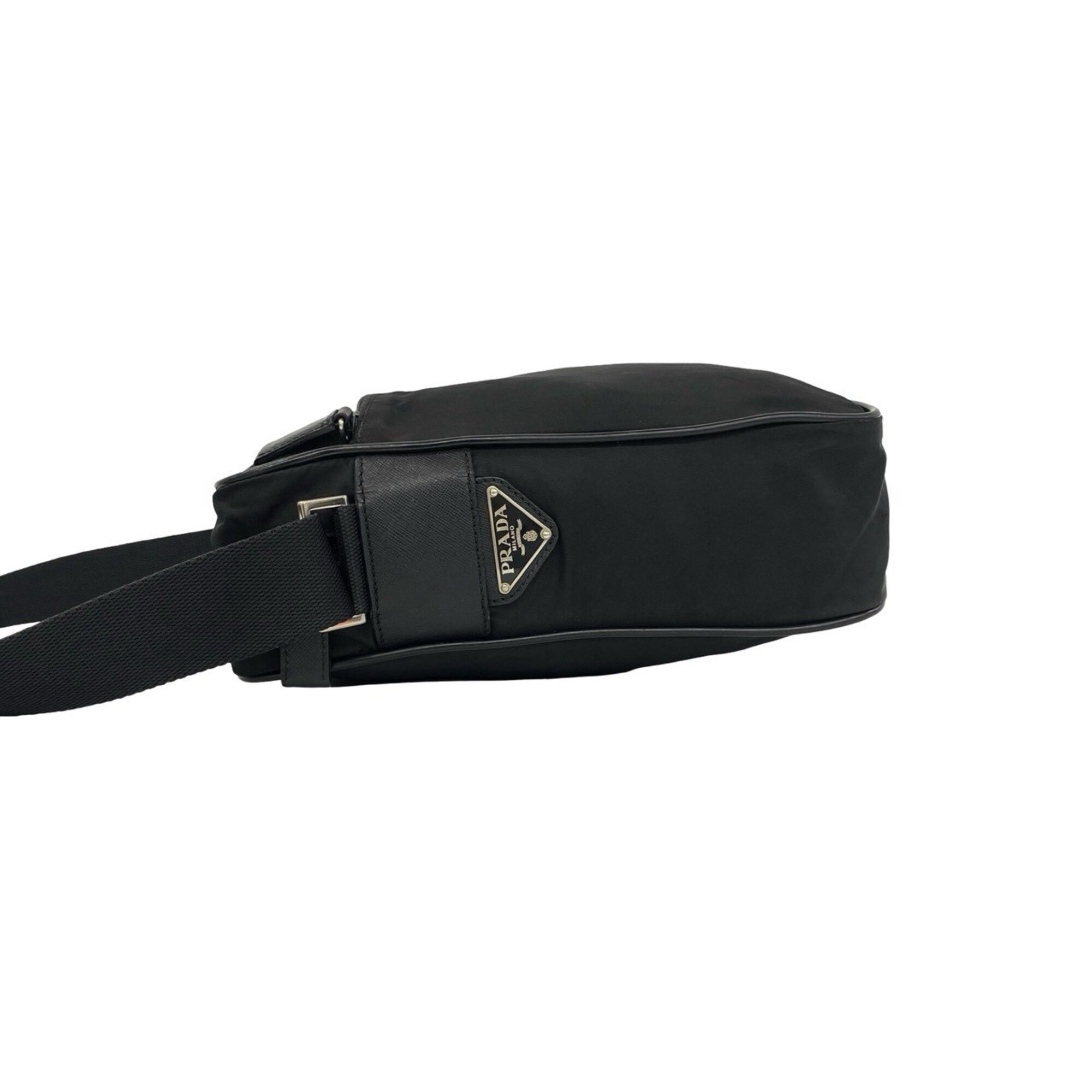 Nylon Leather Pochette Shoulder Bag (Pre-Owned) - Prada - Modalova