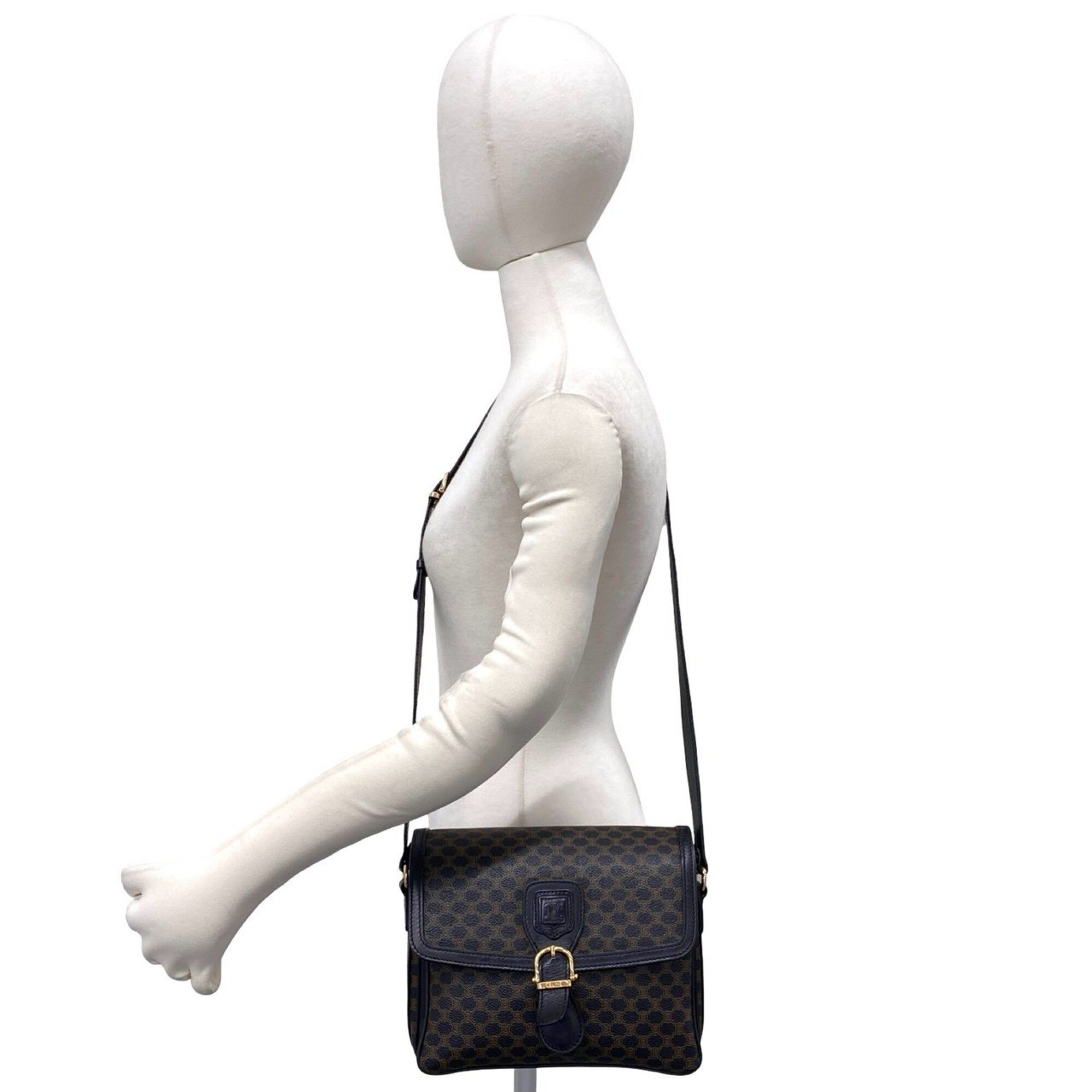 Leather Pvc Pochette Shoulder Bag (Pre-Owned) - Celine - Modalova