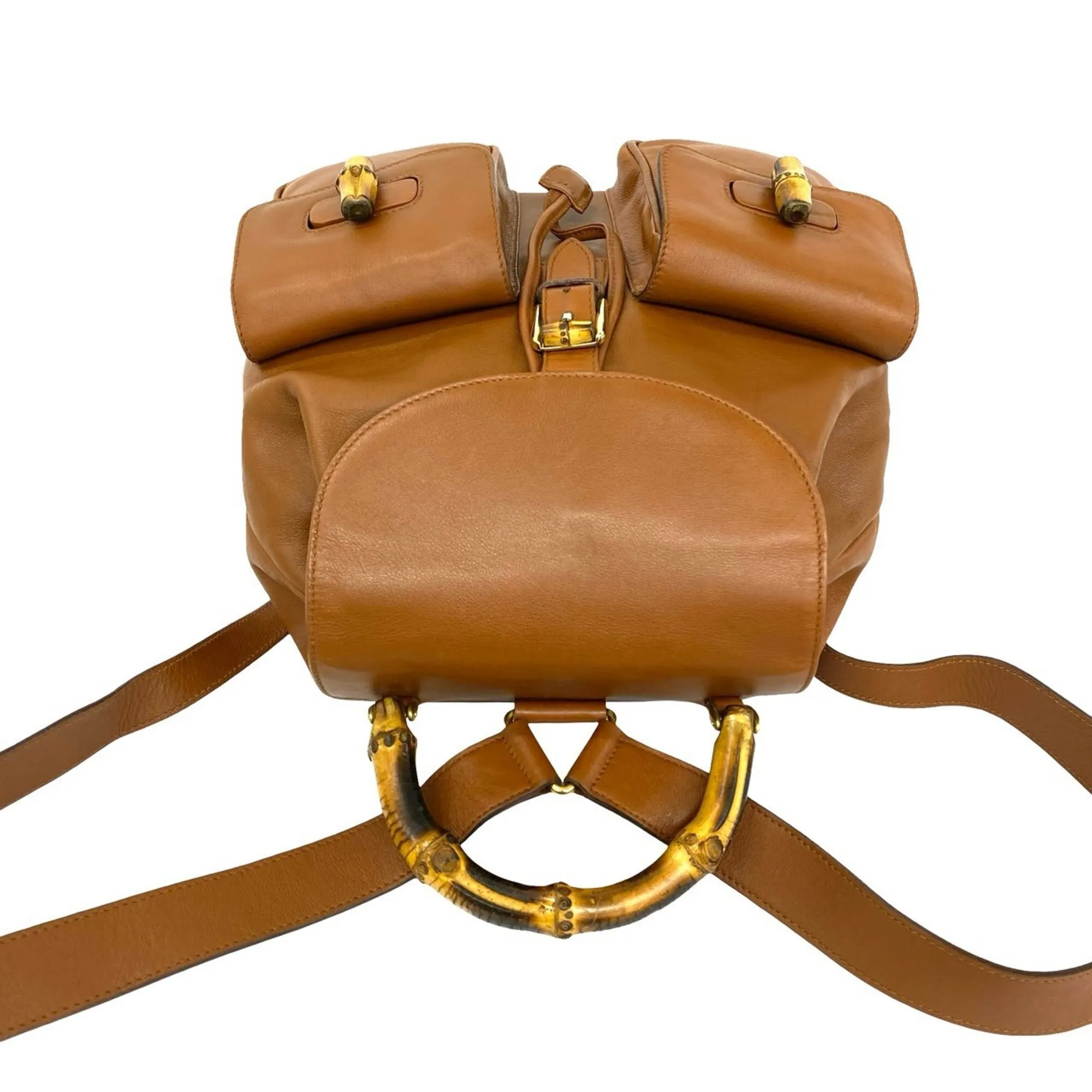Leather Backpack (Pre-Owned) - Gucci - Modalova