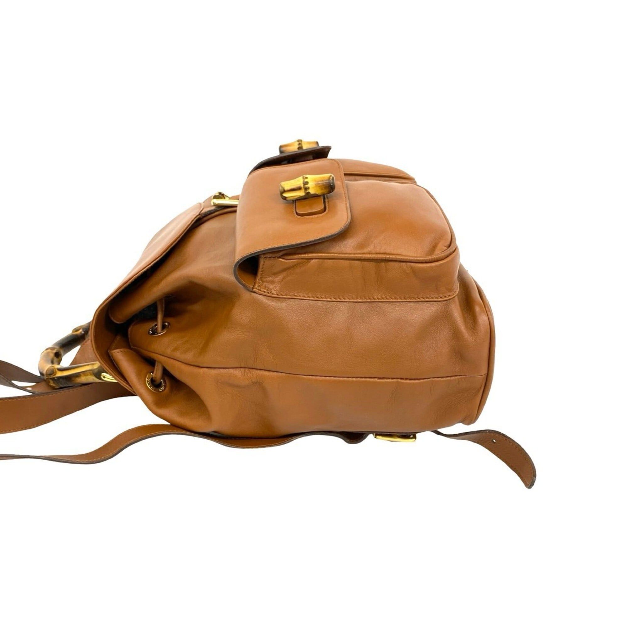 Leather Backpack (Pre-Owned) - Gucci - Modalova