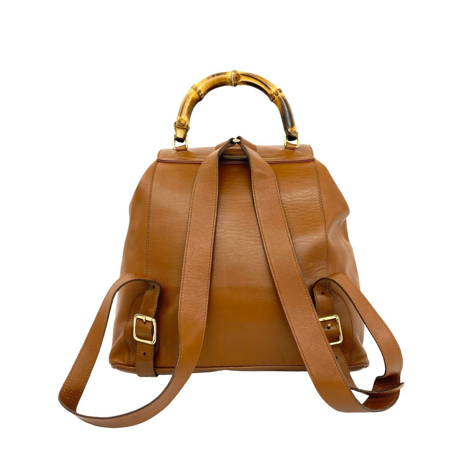 Leather Backpack (Pre-Owned) - Gucci - Modalova