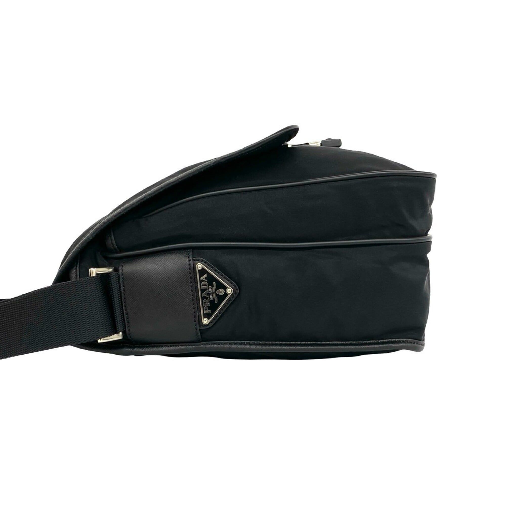Nylon Leather Shoulder Bag (Pre-Owned) - Prada - Modalova