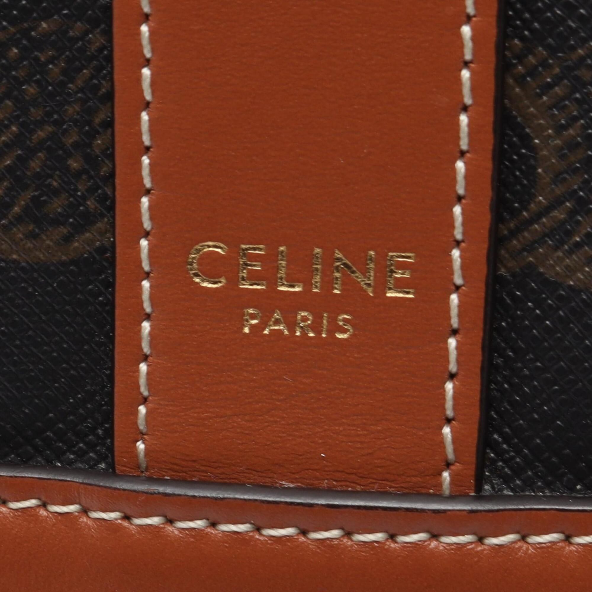 Coated Canvas Leather Handbag Shoulder Bag (Pre-Owned) - Celine - Modalova