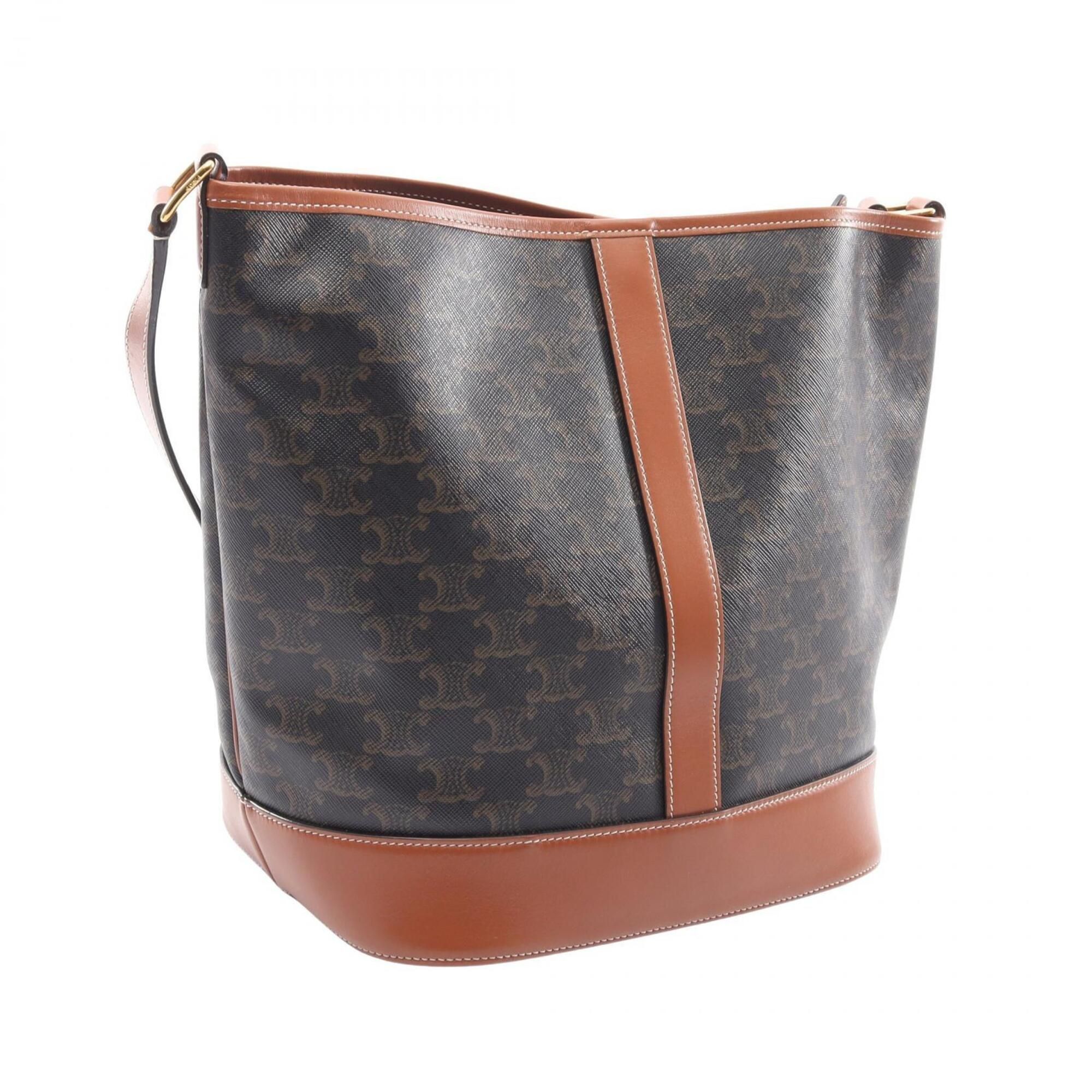 Coated Canvas Leather Handbag Shoulder Bag (Pre-Owned) - Celine - Modalova