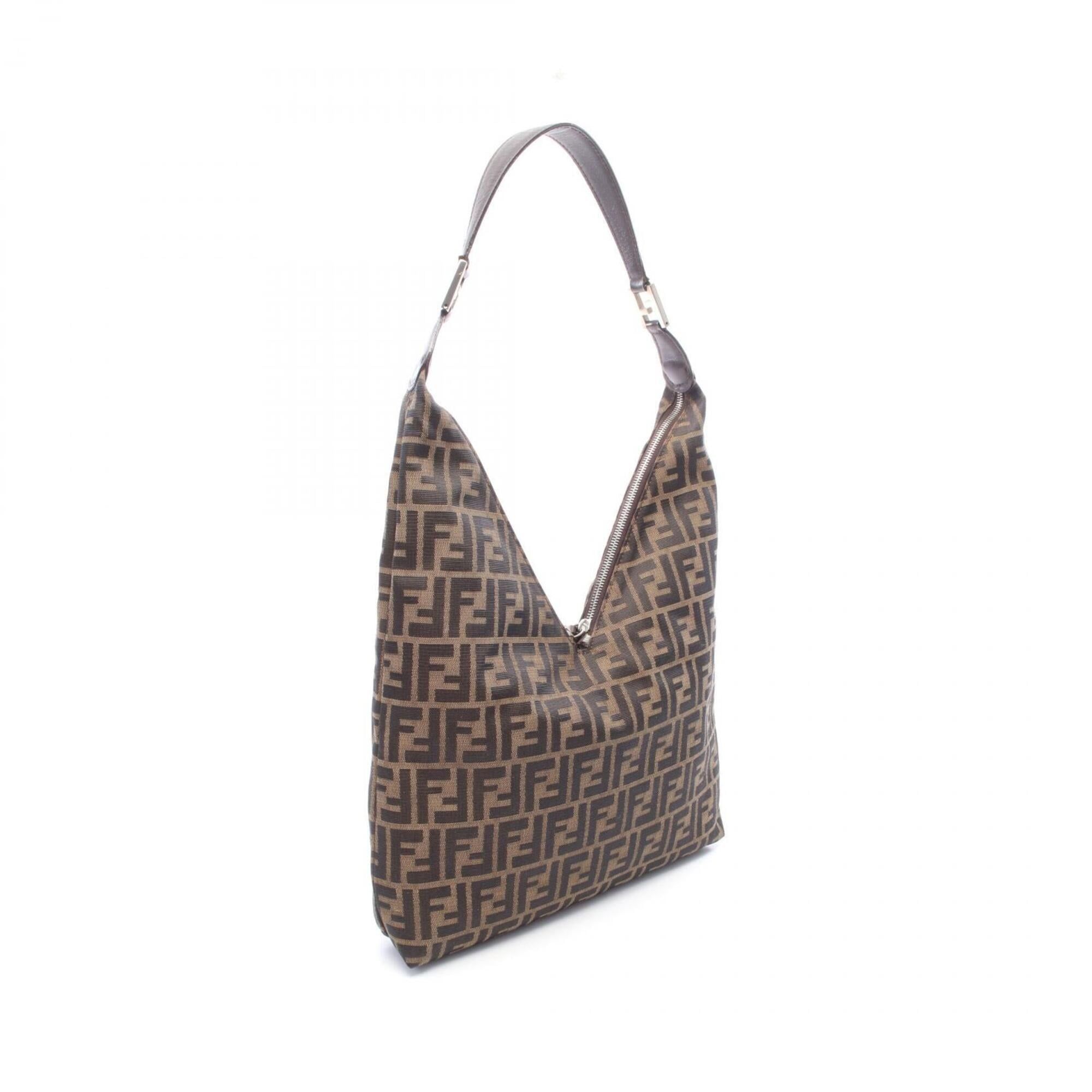 Canvas Leather Handbag Shoulder Bag (Pre-Owned) - Fendi - Modalova