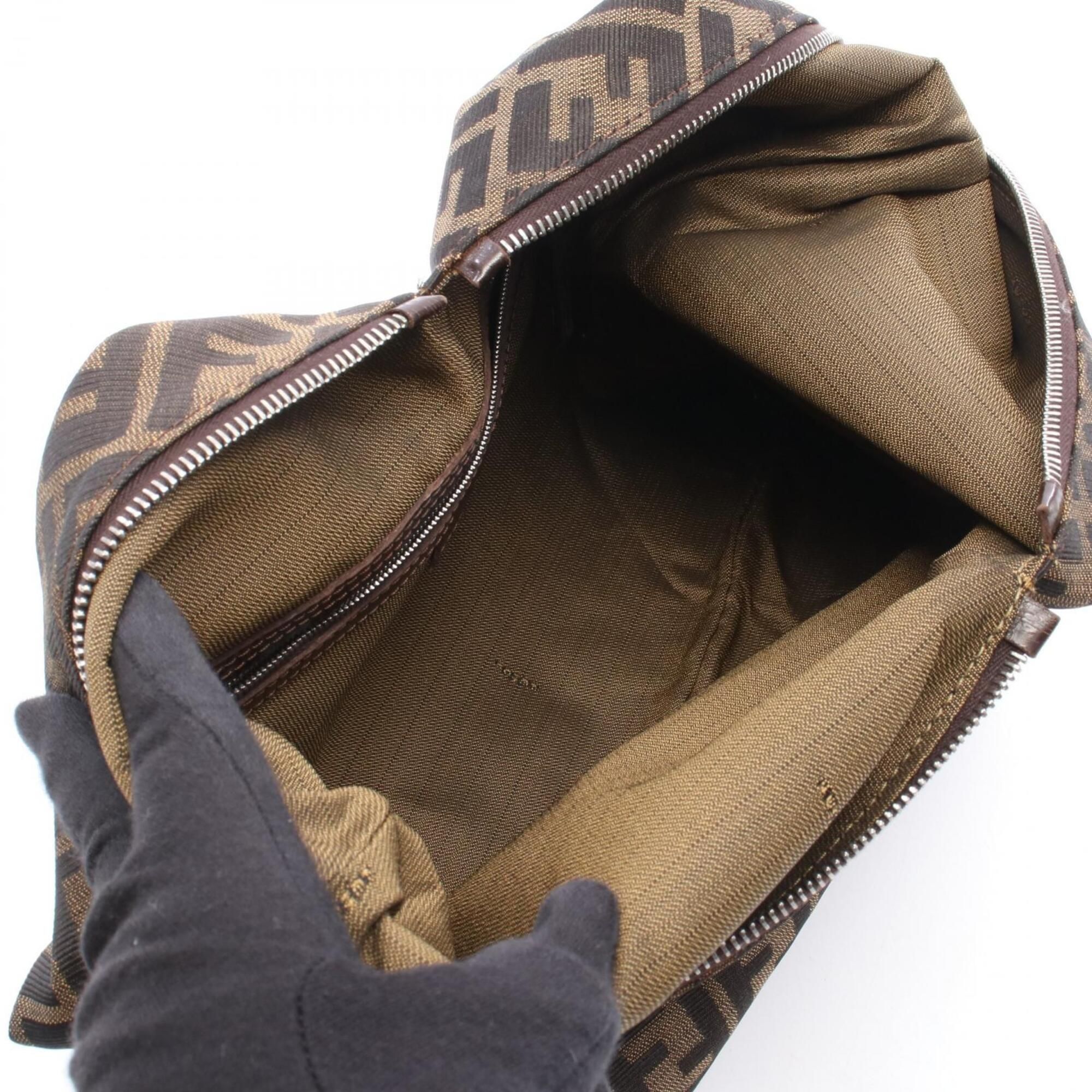 Canvas Leather Handbag Shoulder Bag (Pre-Owned) - Fendi - Modalova
