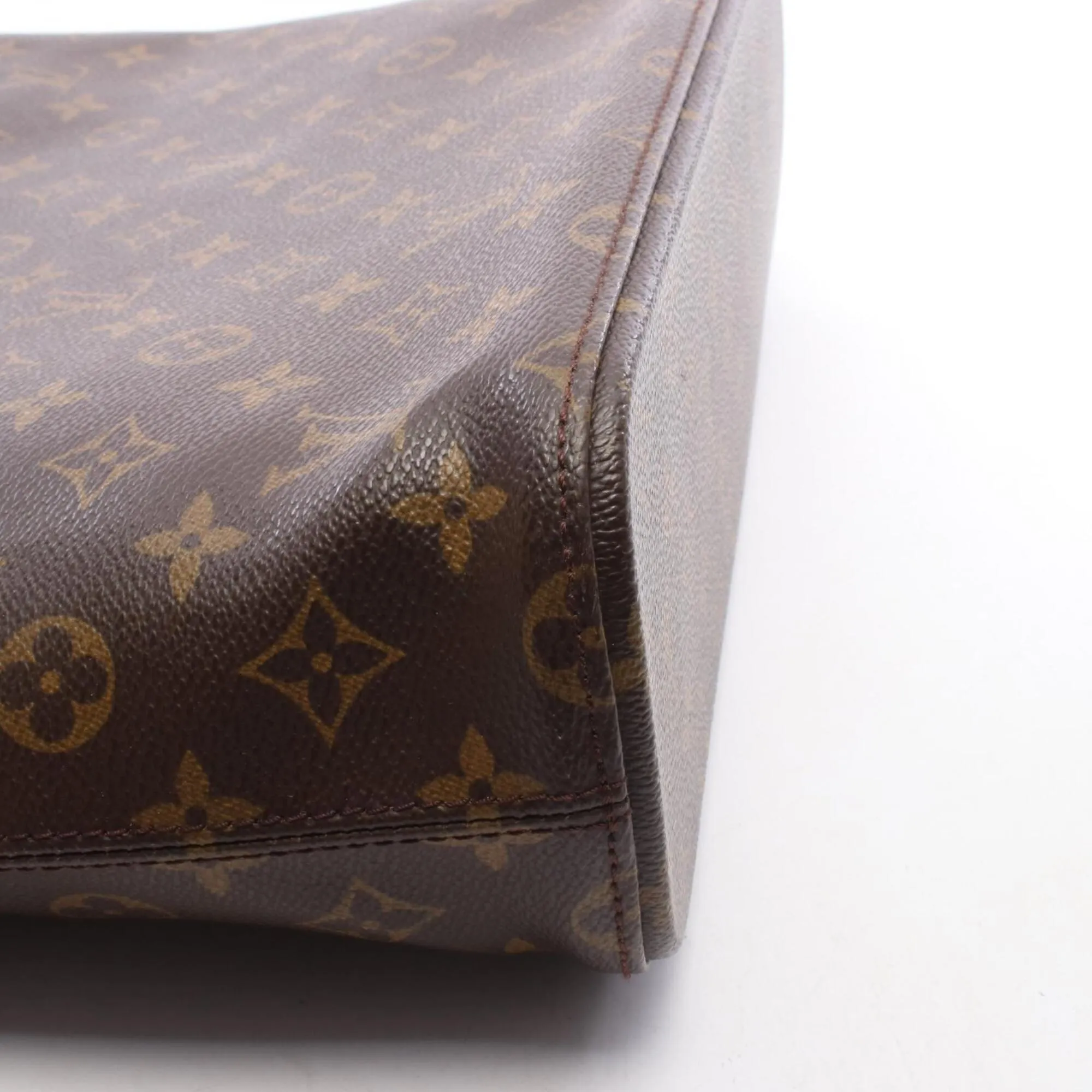 Coated Canvas Leather Handbag Tote Bag (Pre-Owned) - Louis Vuitton - Modalova