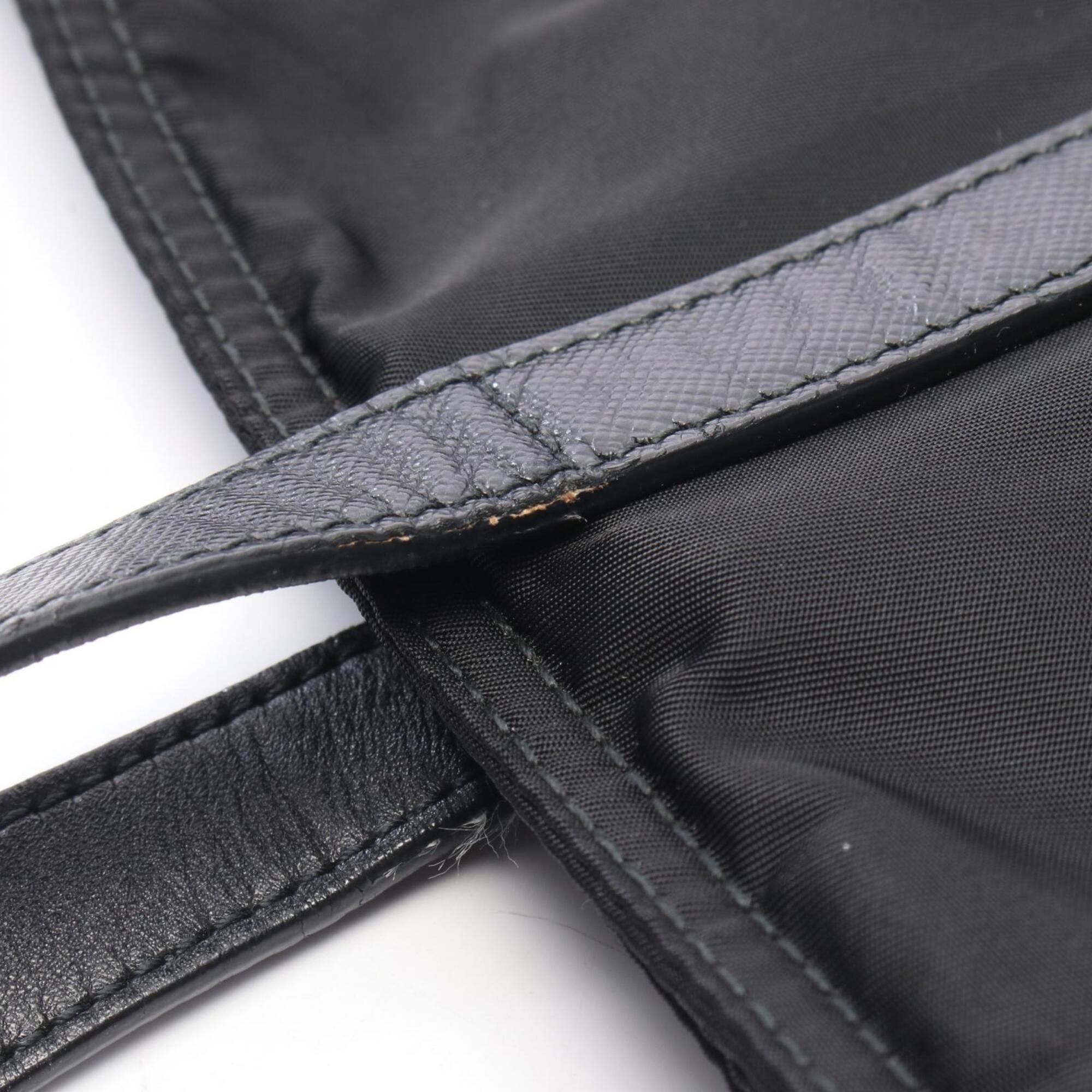 Nylon Leather Handbag Tote Bag (Pre-Owned) - Prada - Modalova