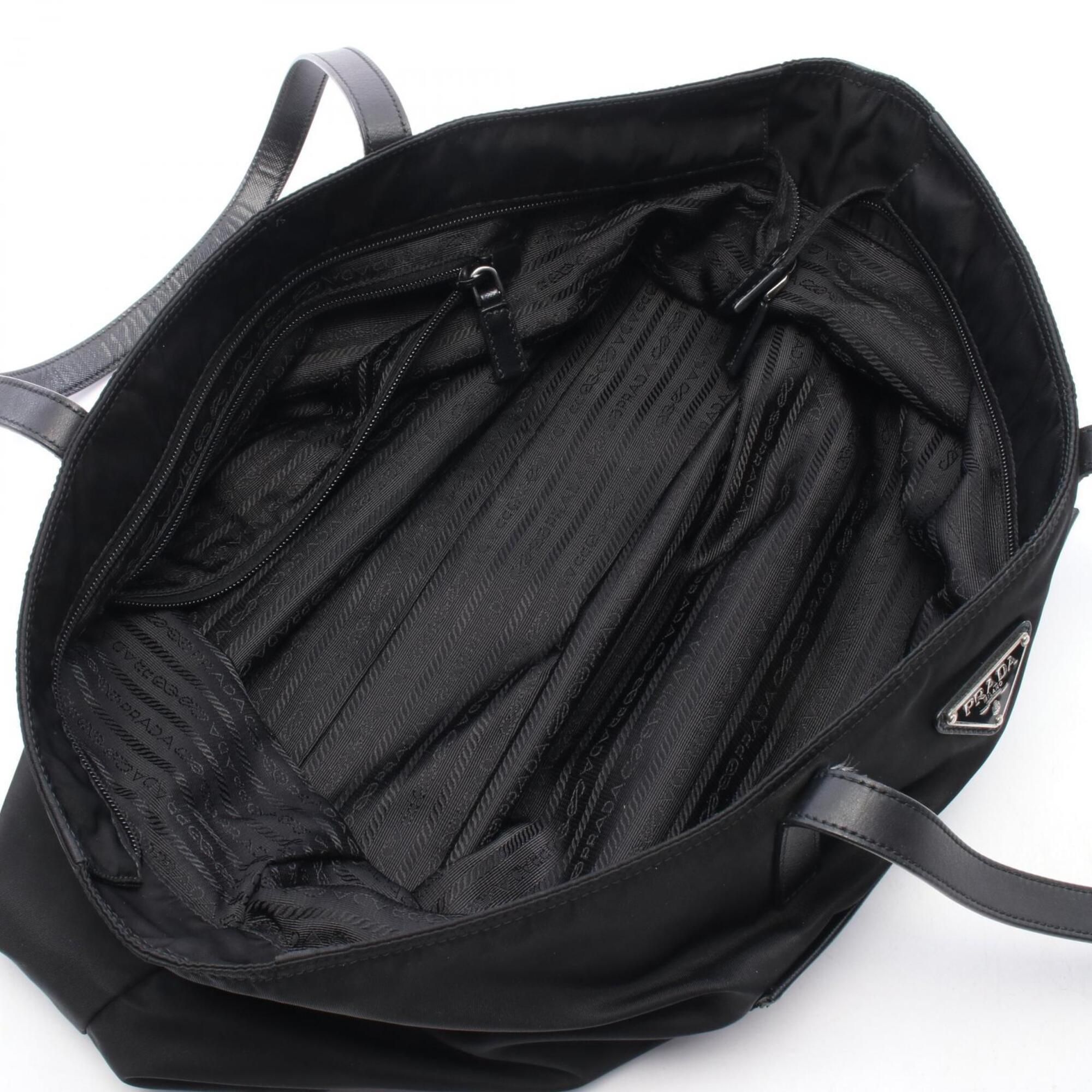 Nylon Leather Handbag Tote Bag (Pre-Owned) - Prada - Modalova