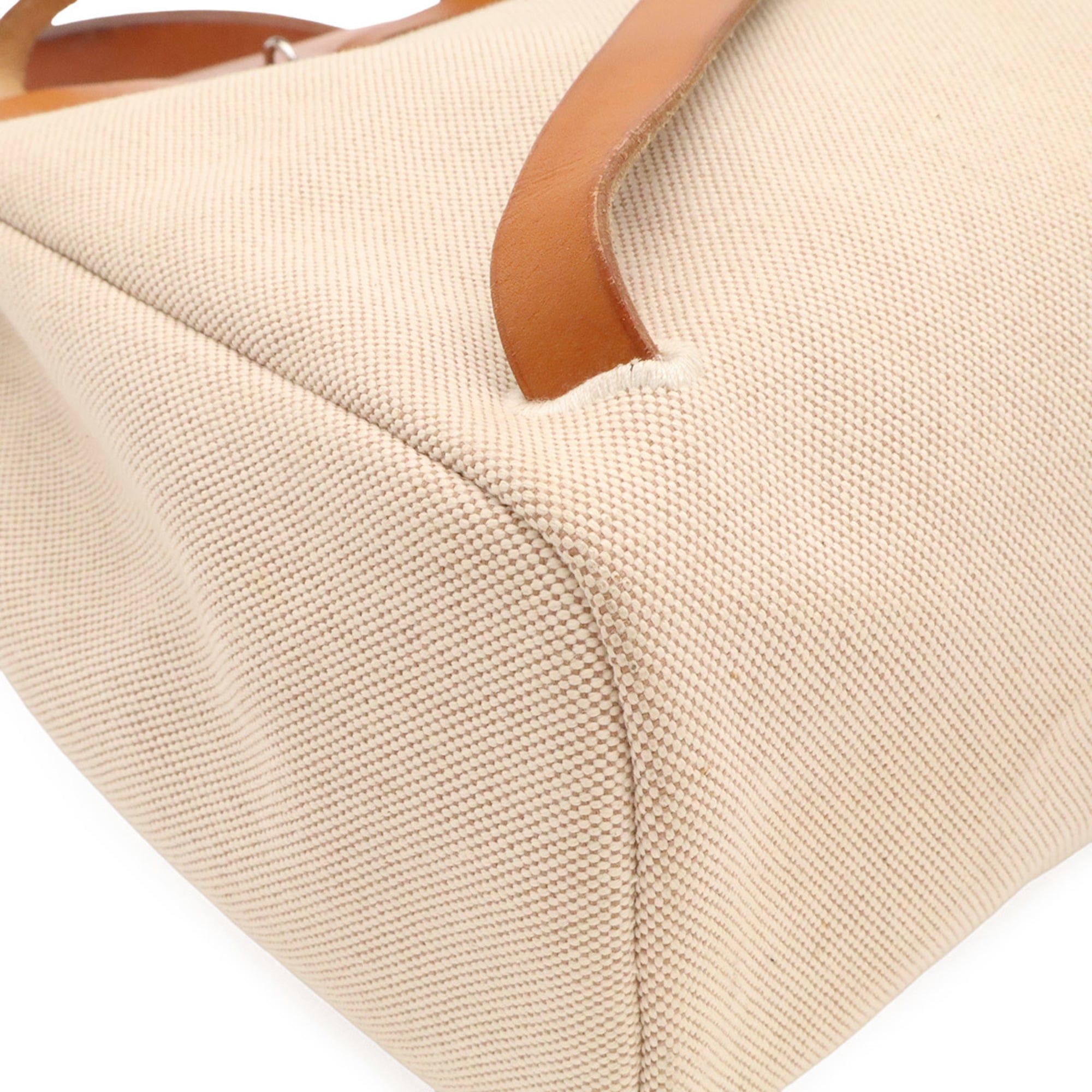 Her Bag Toile H Leather Backpack (Pre-Owned) - Hermes - Modalova