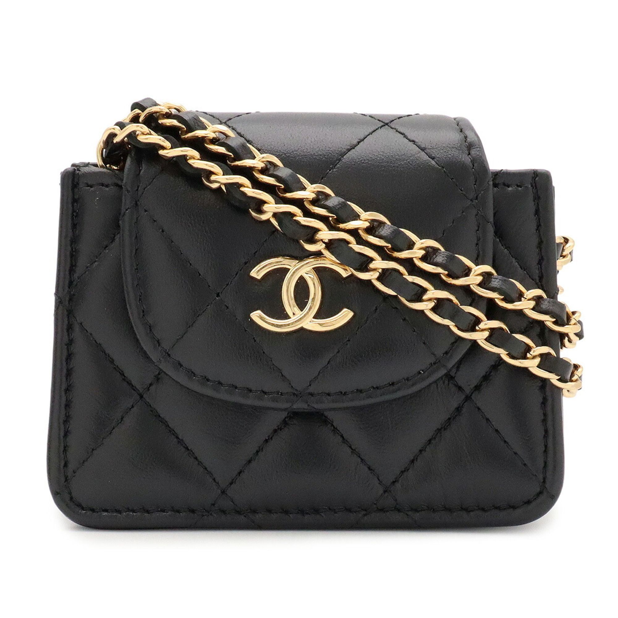 Matelasse Leather Pochette Shoulder Bag (Pre-Owned) - Chanel - Modalova