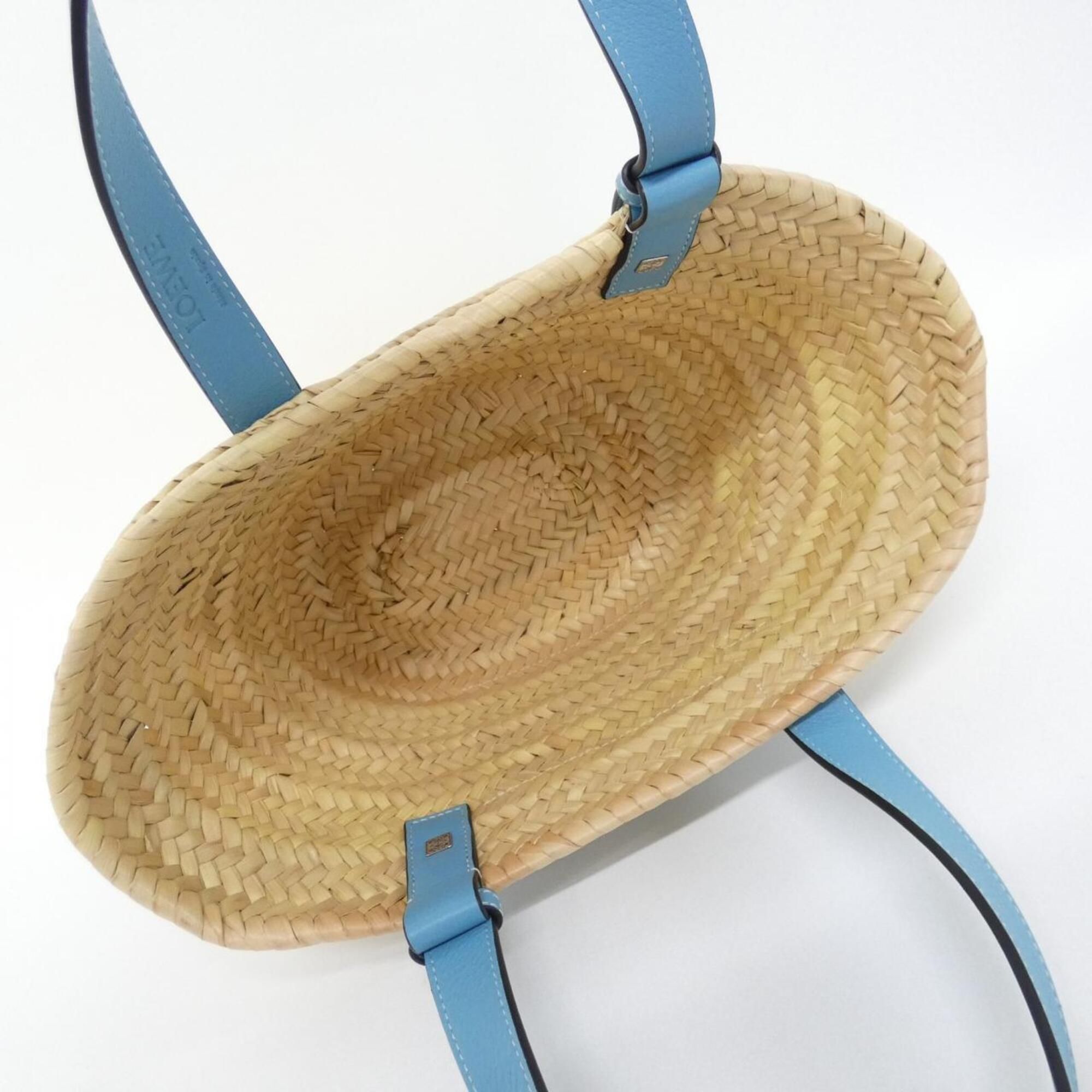 Raffia Leather Handbag (Pre-Owned) - Loewe - Modalova