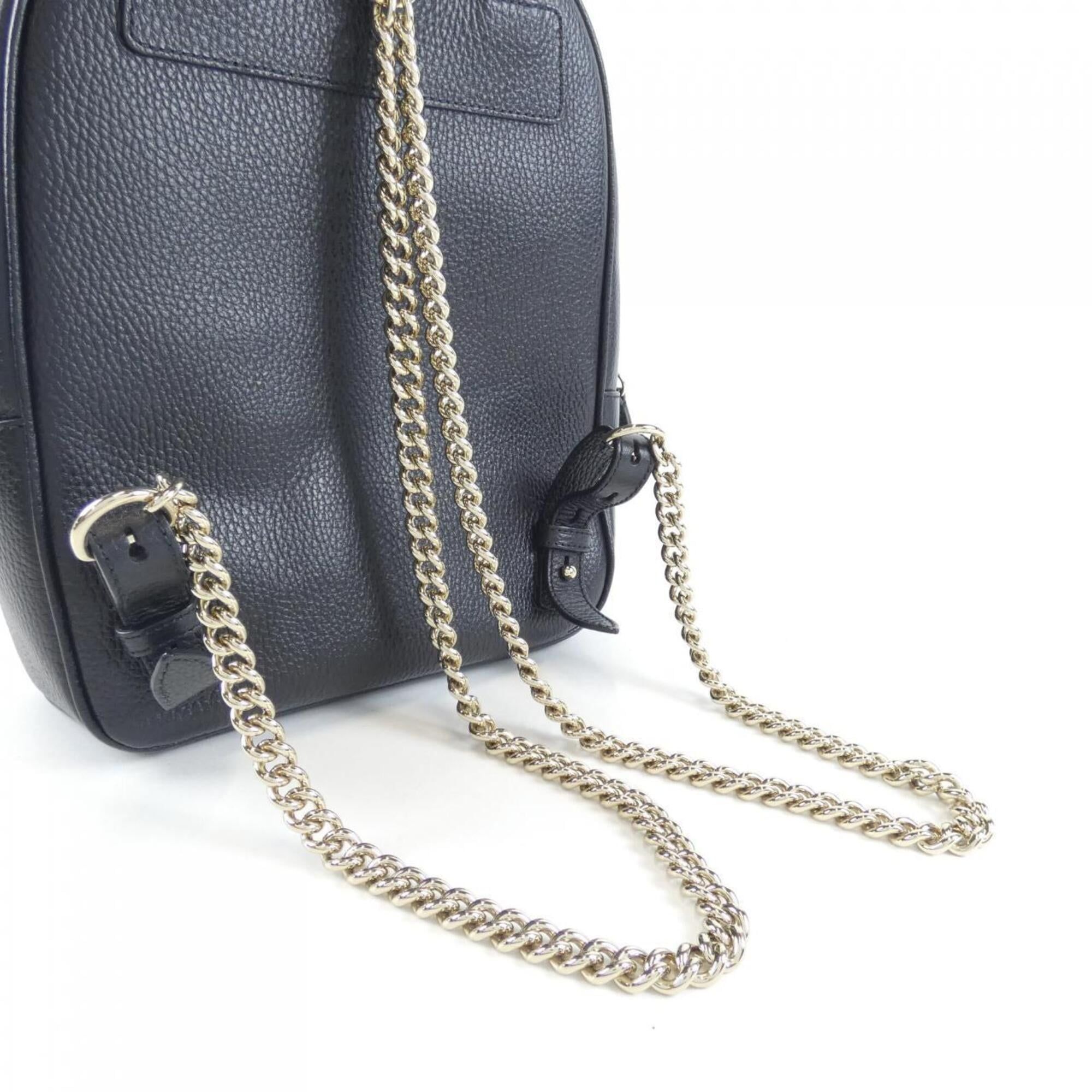 Leather Backpack (Pre-Owned) - Gucci - Modalova